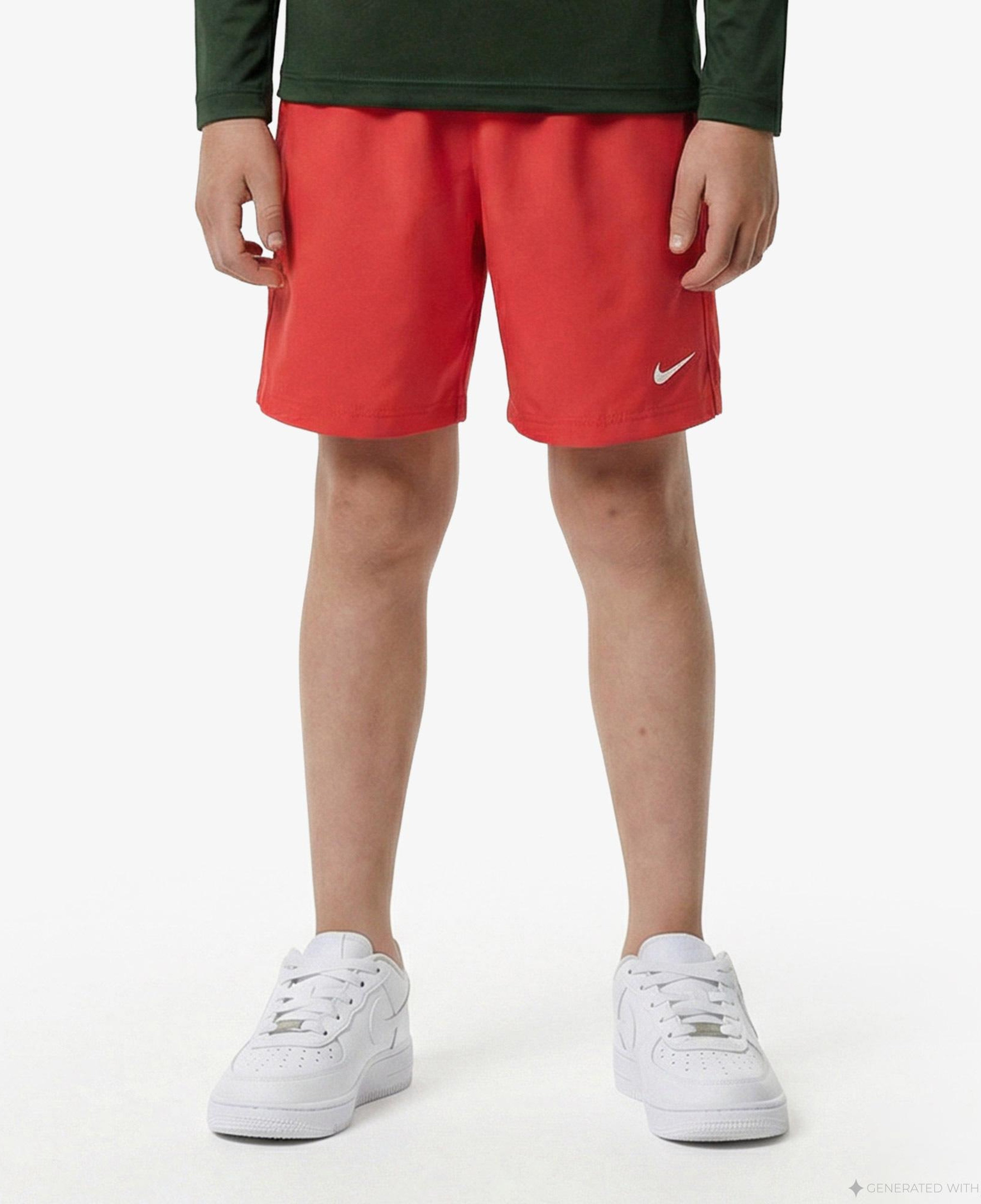 Nike Dri-Fit Multi Woven Çocuk Kırmızı Şort