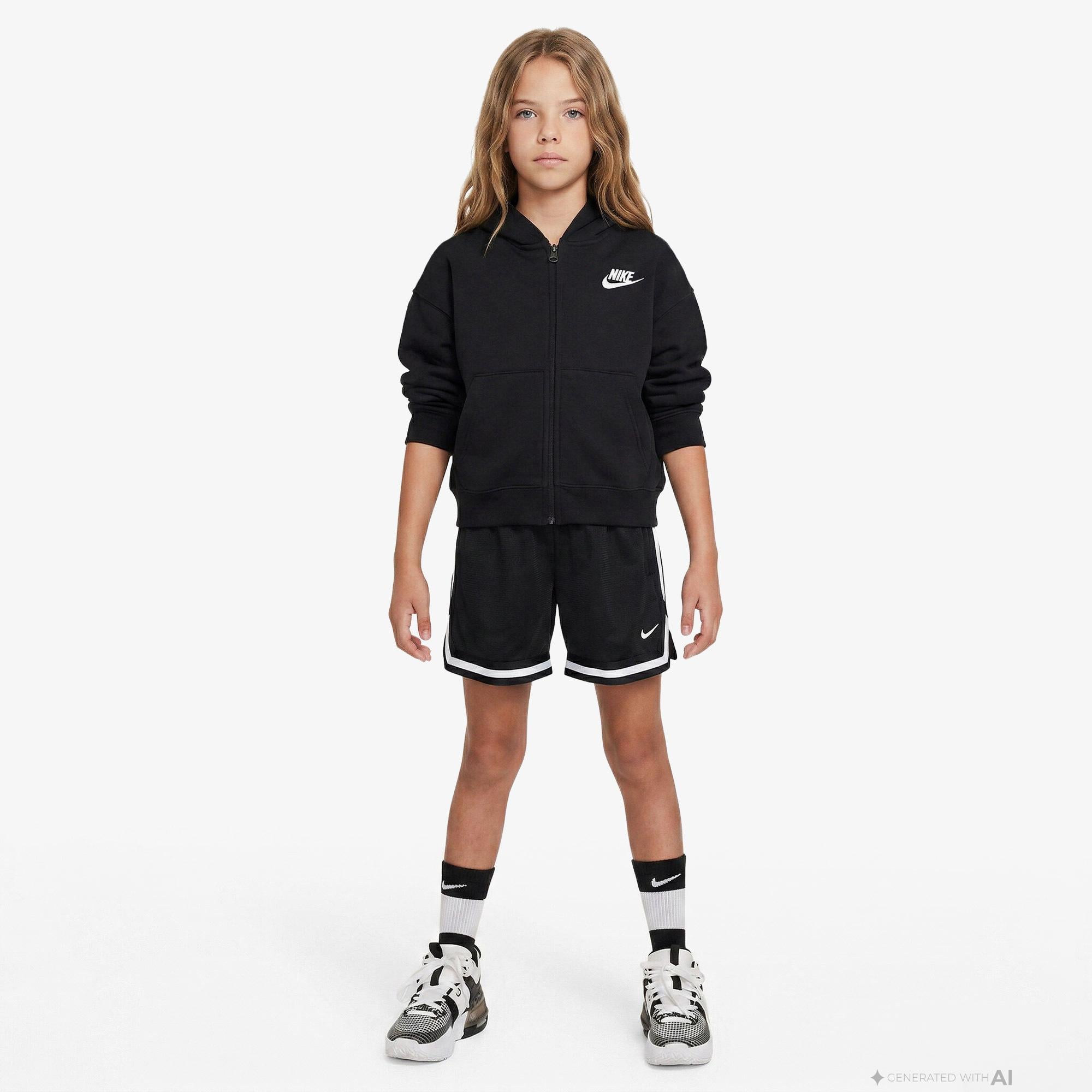 Nike Dri-Fit DNA 13 cm Çocuk Siyah Şort