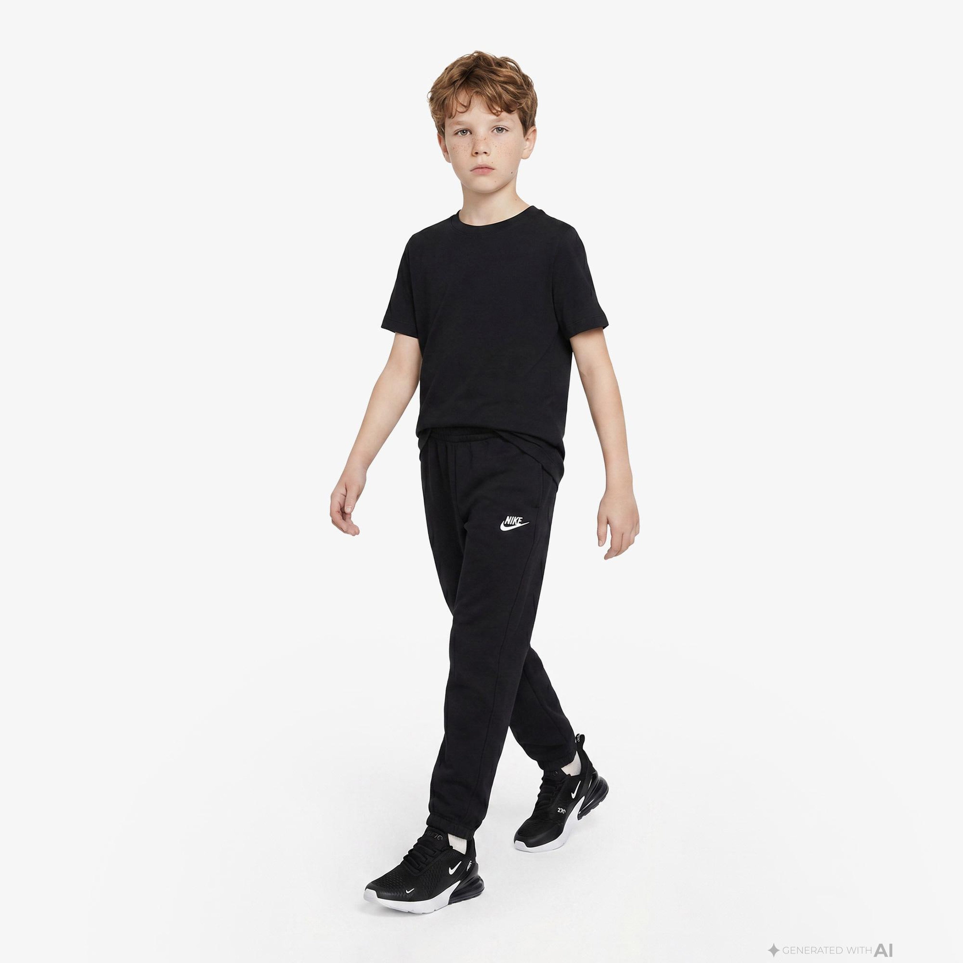 Nike Sportswear Club Fleece Loose Çocuk Siyah Eşofman Altı
