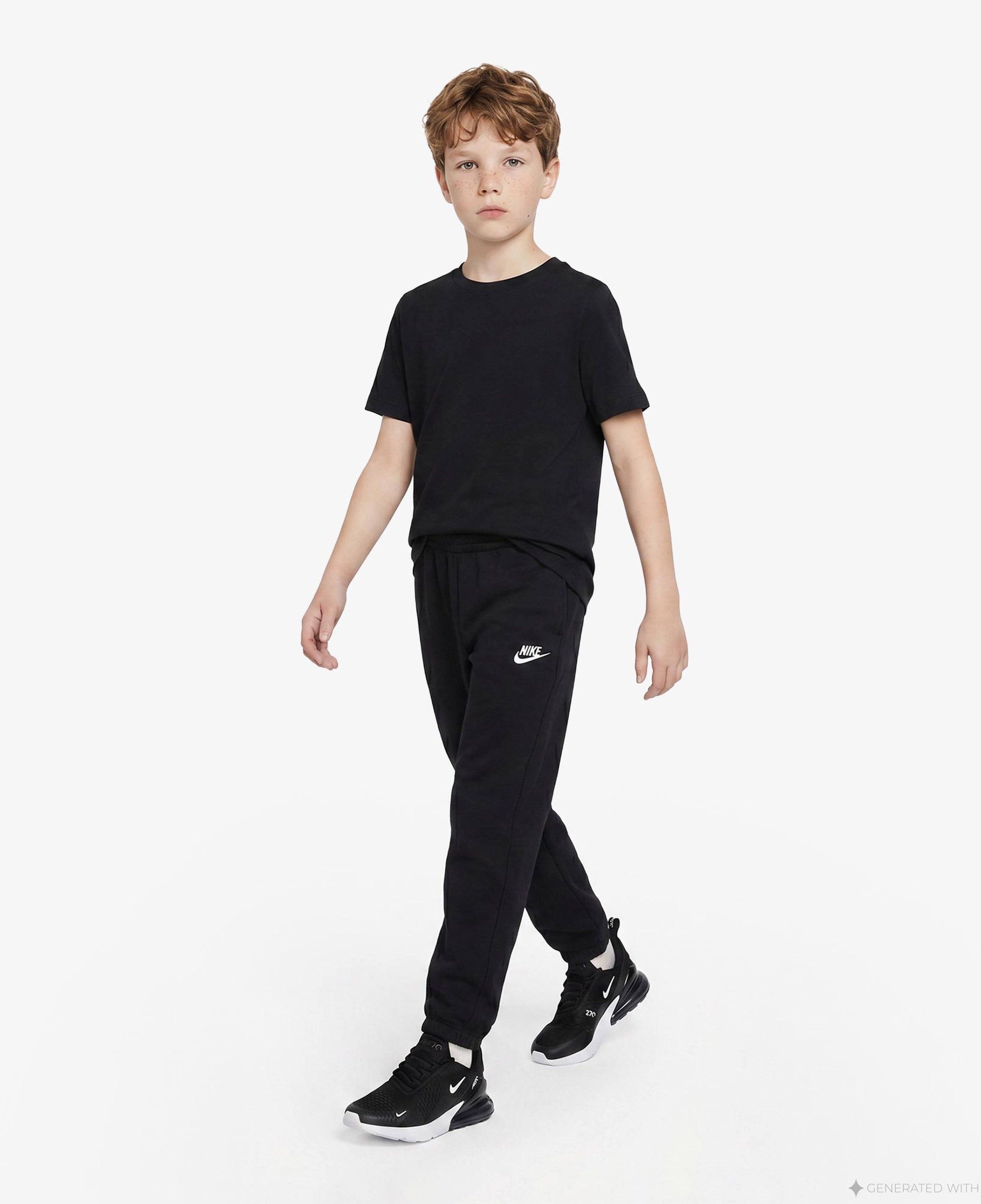 Nike Sportswear Club Fleece Loose Çocuk Siyah Eşofman Altı