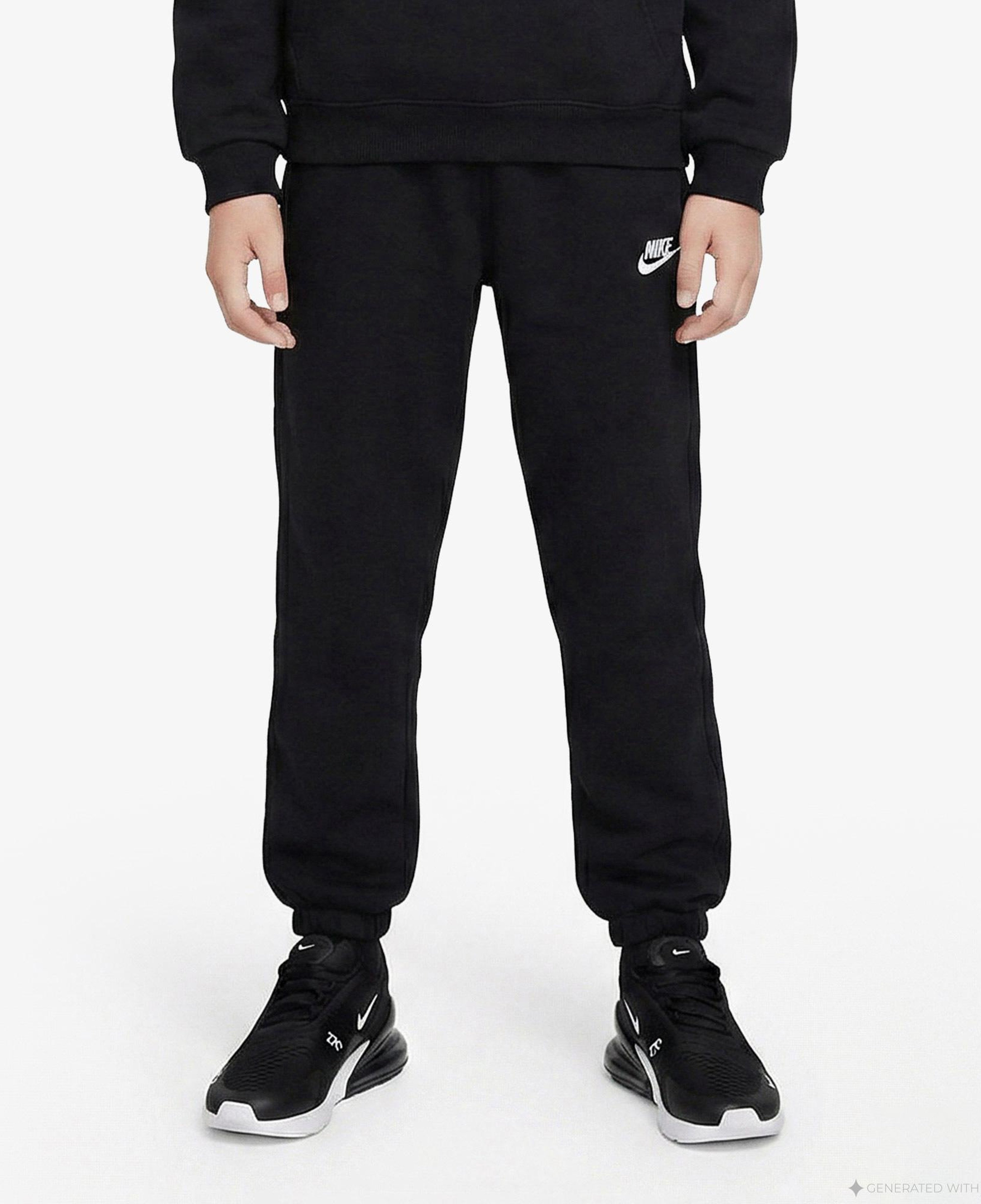 Nike Sportswear Club Fleece Loose Çocuk Siyah Eşofman Altı