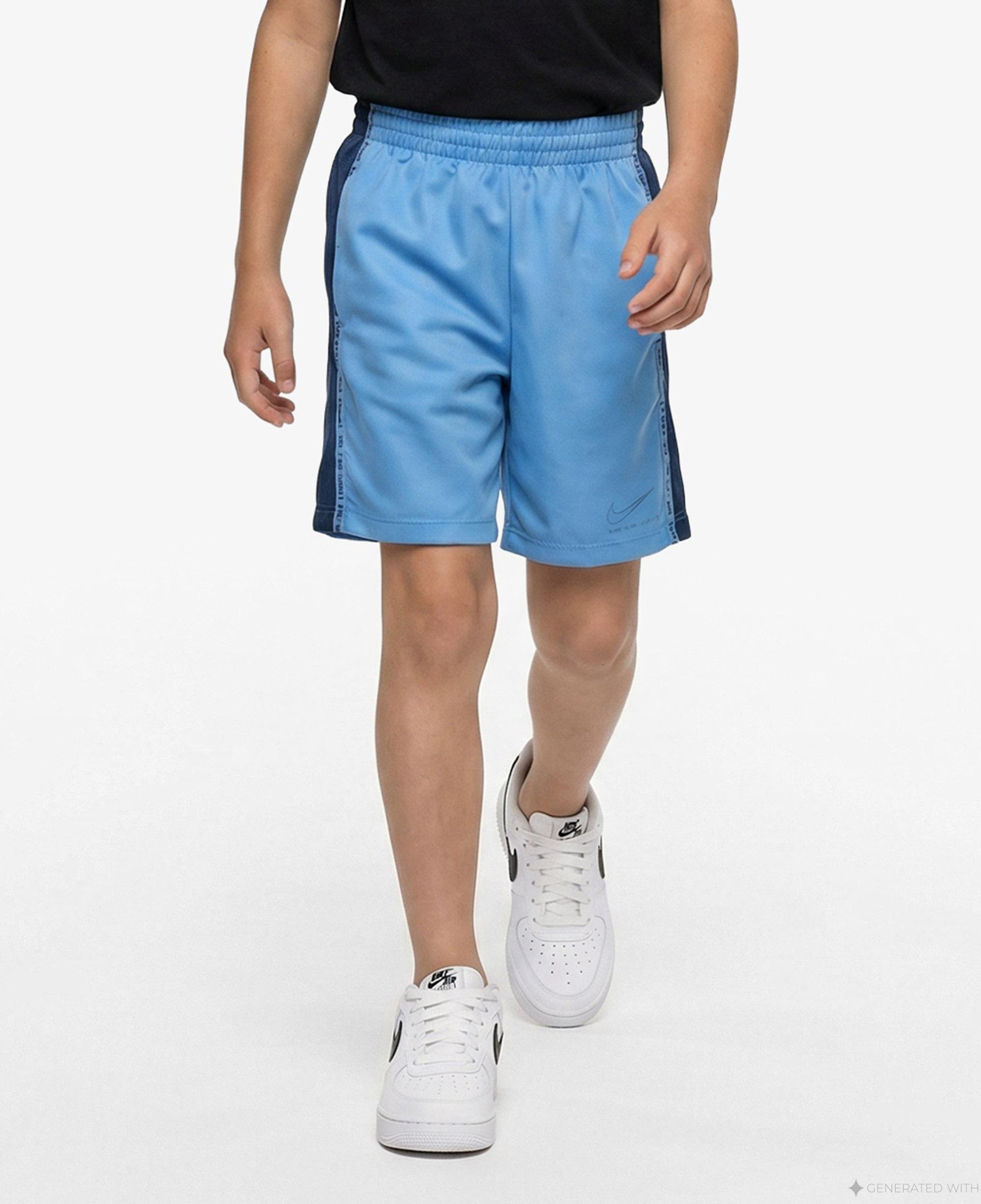 Nike Dri-Fit Sportswear Multi Woven Çocuk Mavi Şort