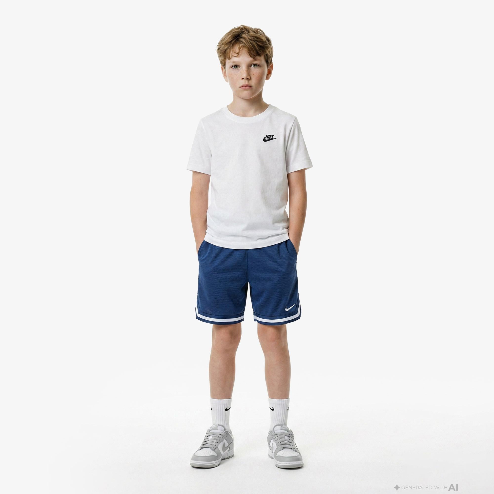 Nike Dri-Fit DNA 13 cm Çocuk Mavi Şort