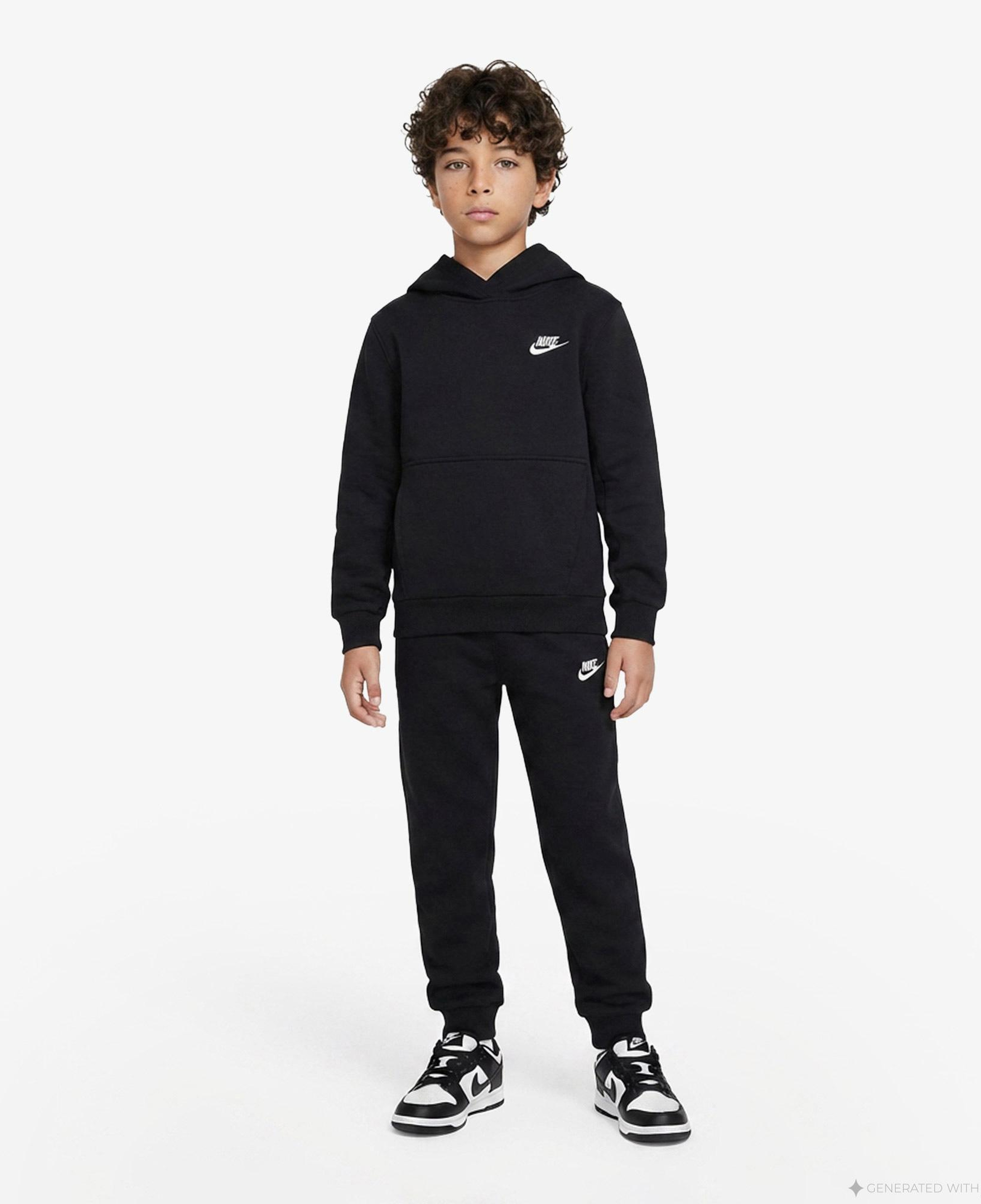Nike Sportswear Club Fleece Çocuk Siyah Eşofman Altı
