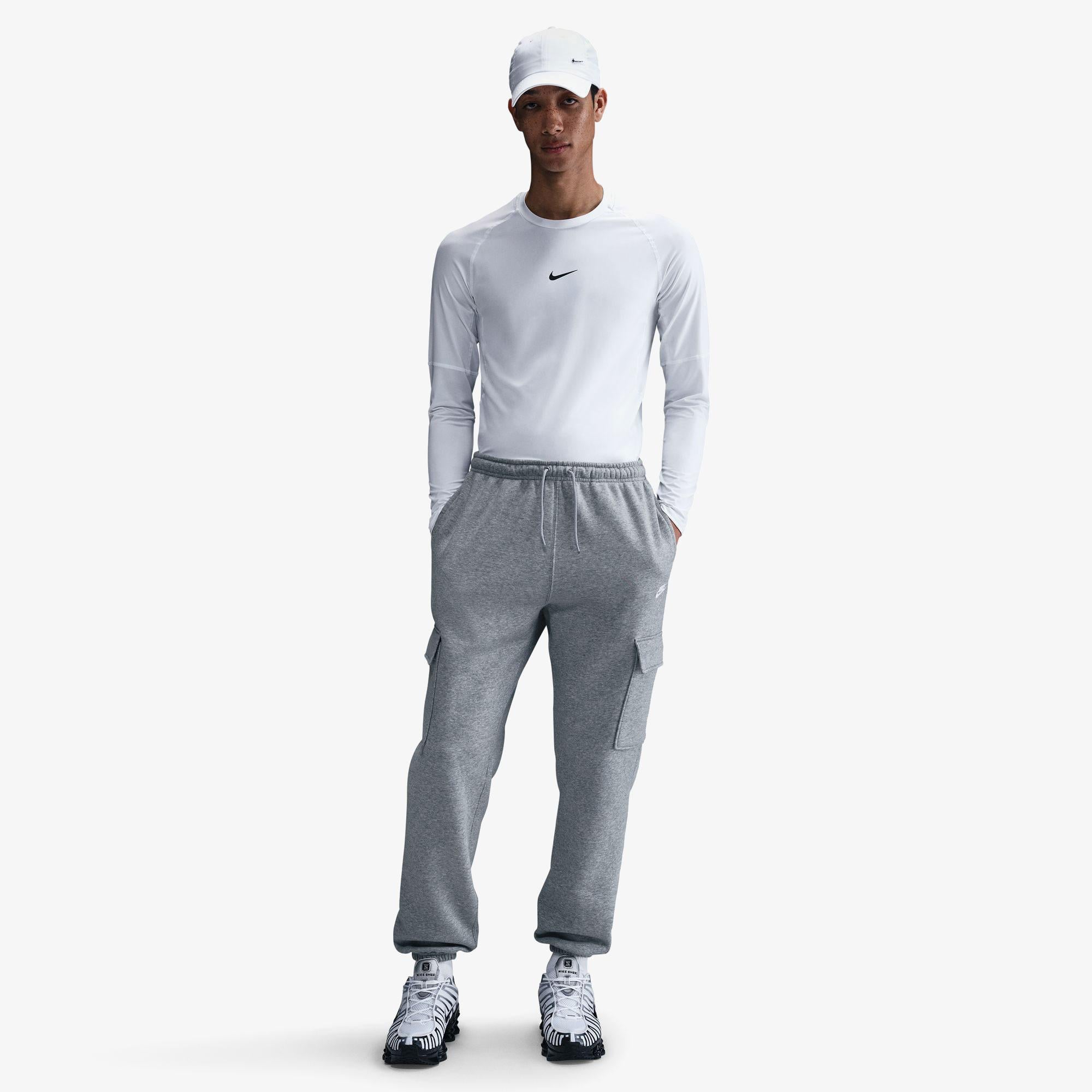 Nike Club Cargo Erkek Gri Eşofman Altı