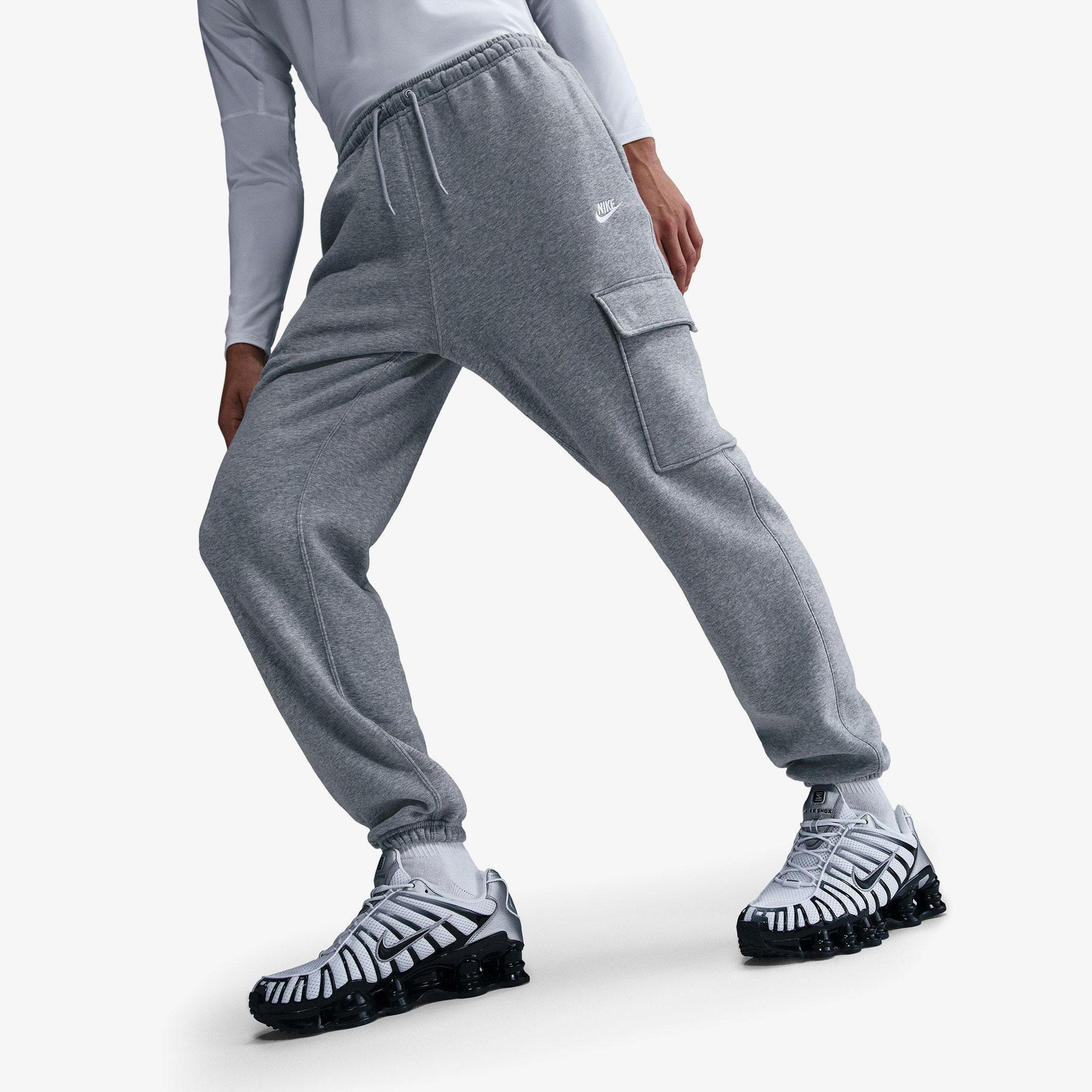 Nike Club Cargo Erkek Gri Eşofman Altı