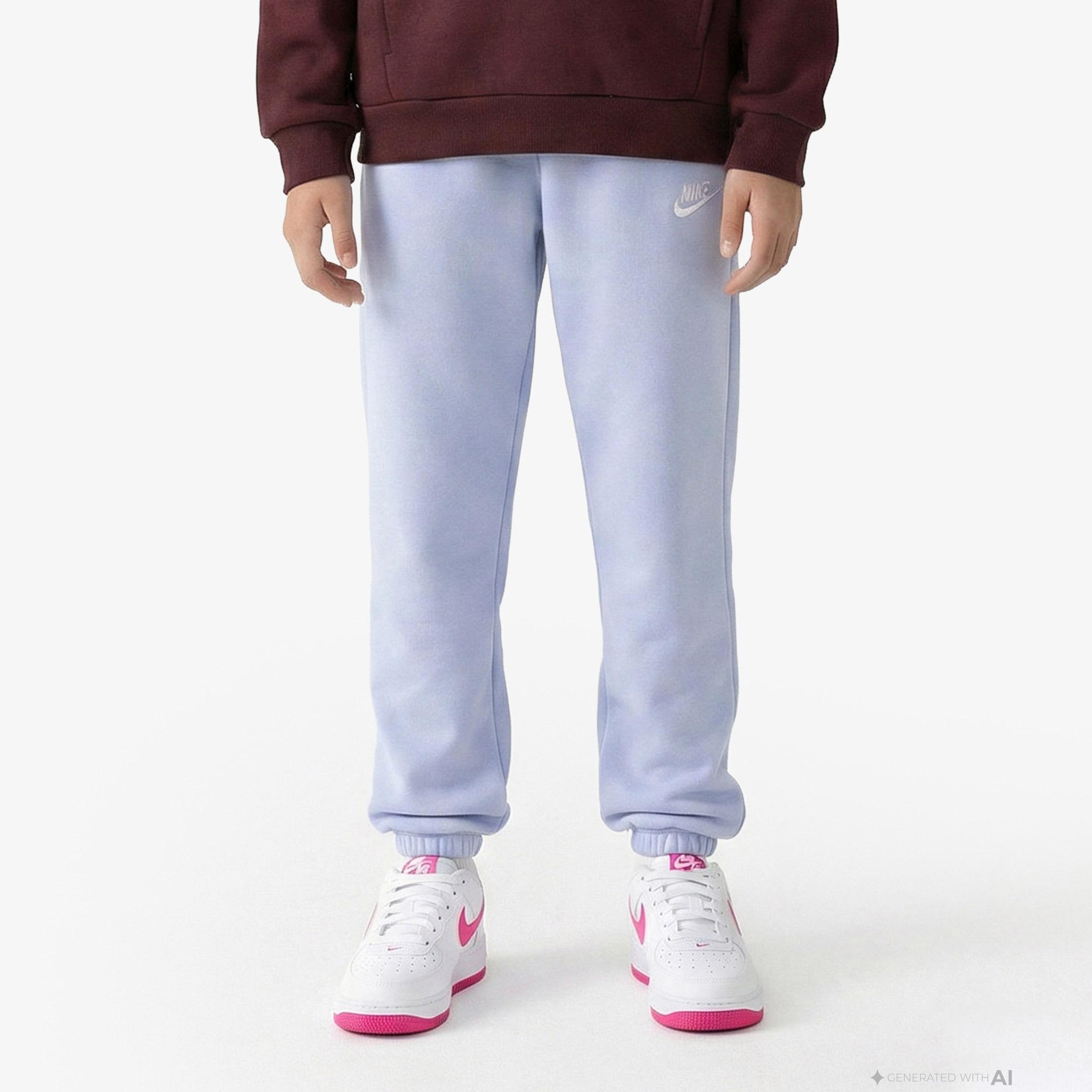 Nike Sportswear Club Fleece Loose Çocuk Lila Eşofman Altı