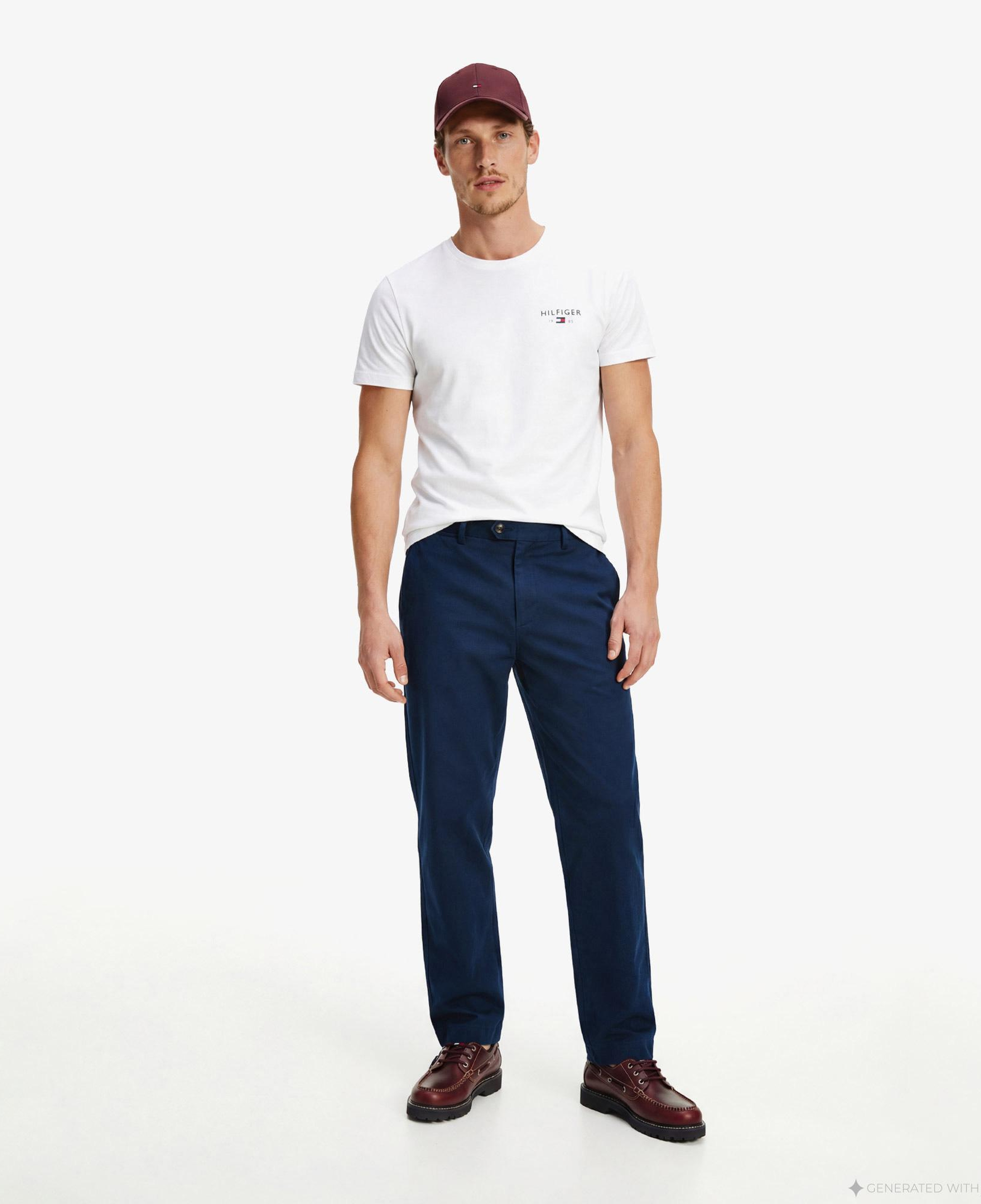 Tommy Hilfiger Brand Love Graphic Erkek Beyaz T-Shirt