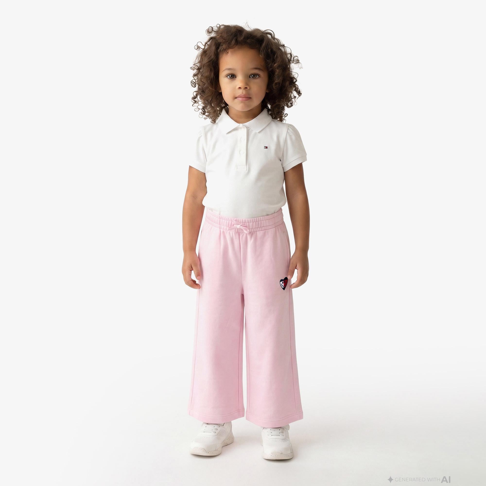 Tommy Hilfiger Little Çocuk Pembe Eşofman Altı