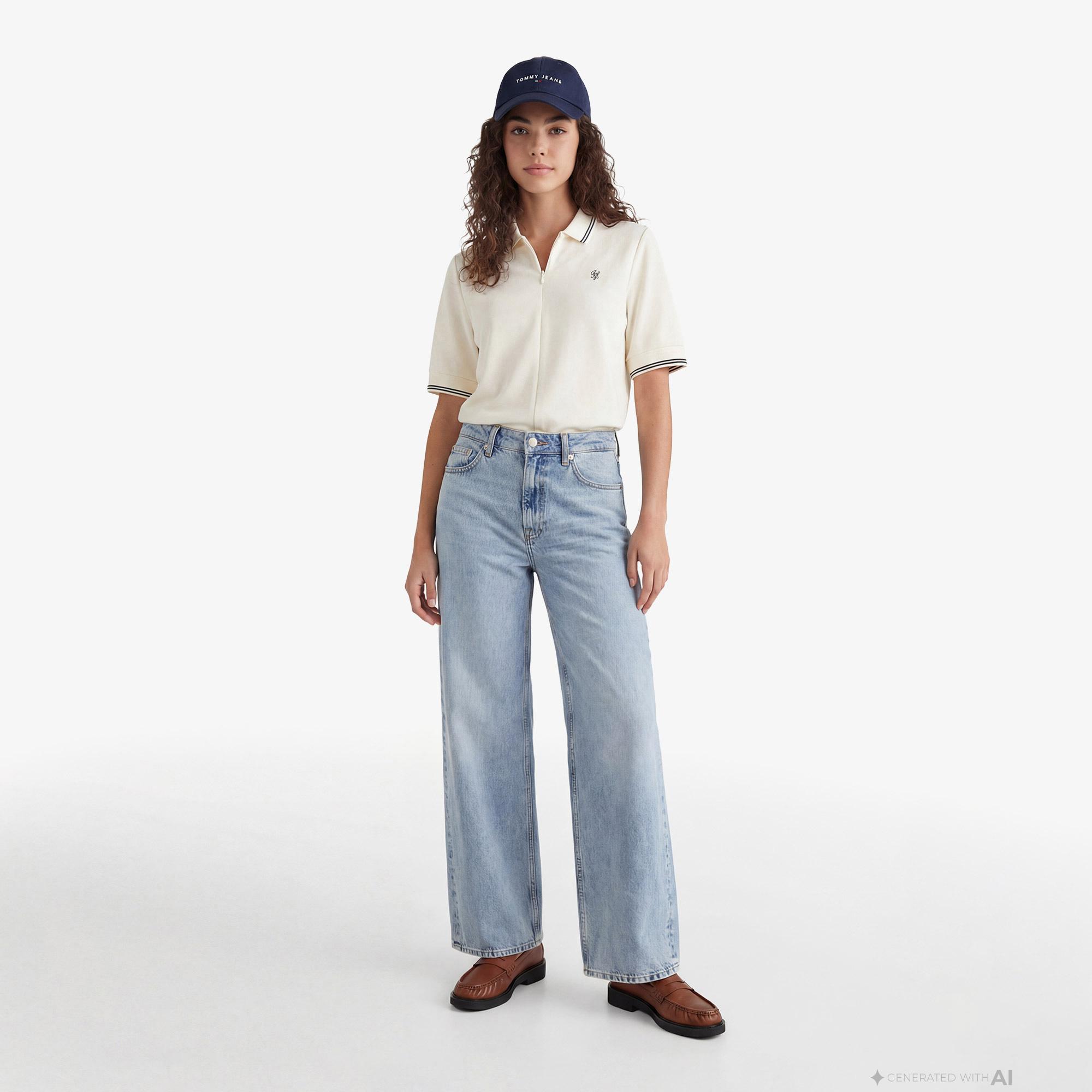 Tommy Hilfiger Snow Blues Kadın Mavi Jean