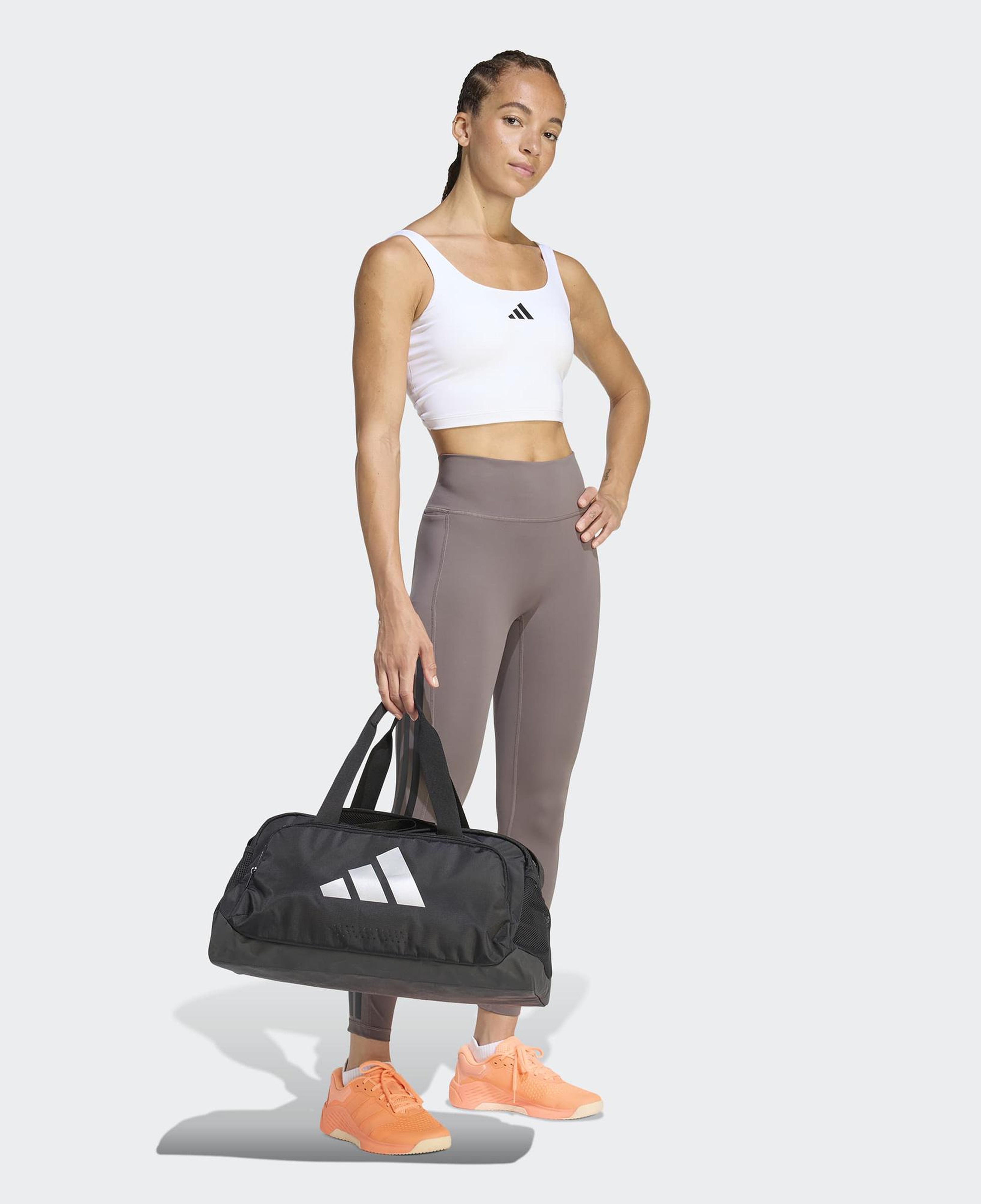 adidas Optime Workout 3-Stripes Kadın Gri Tayt