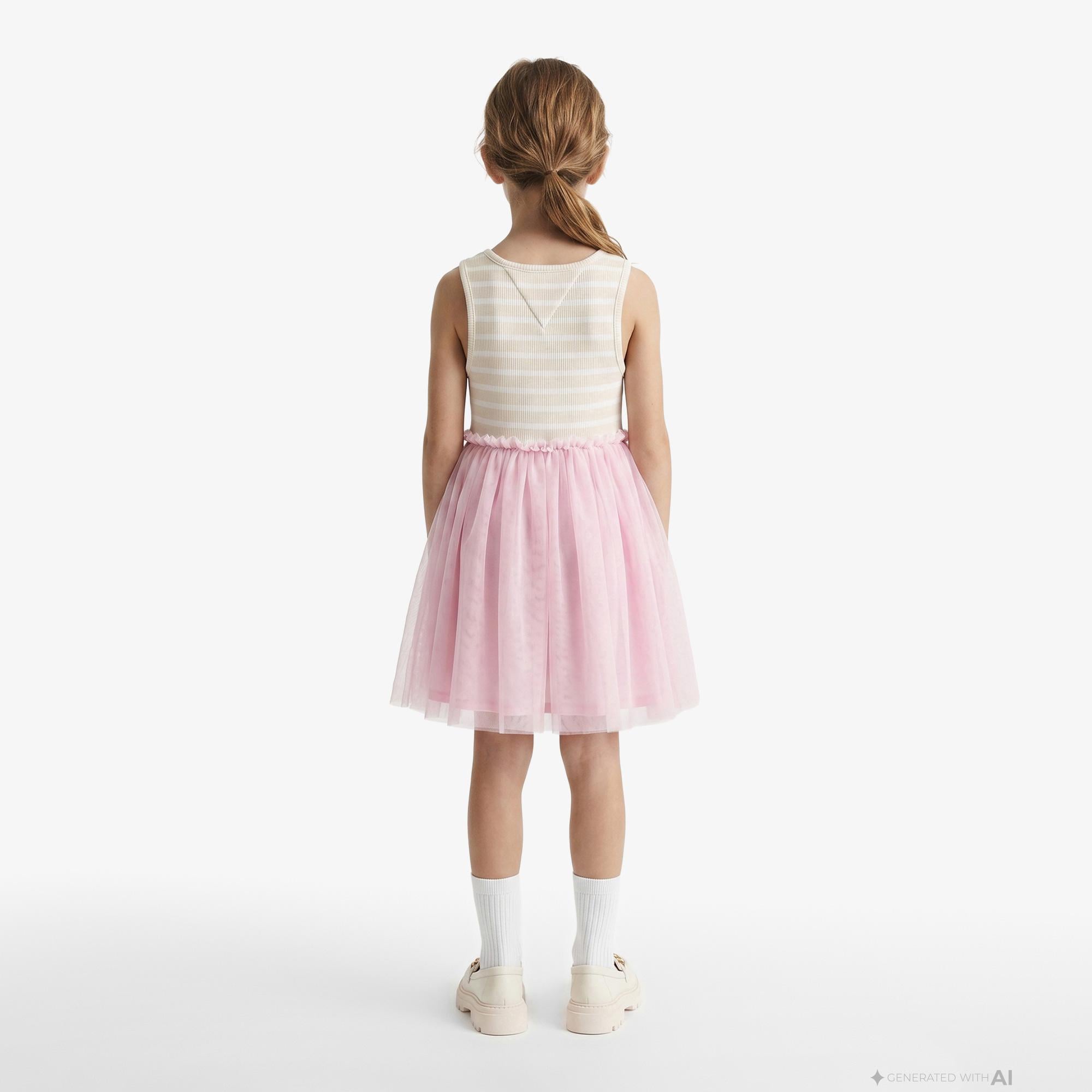 Tommy Hilfiger Little Çocuk Pembe Elbise