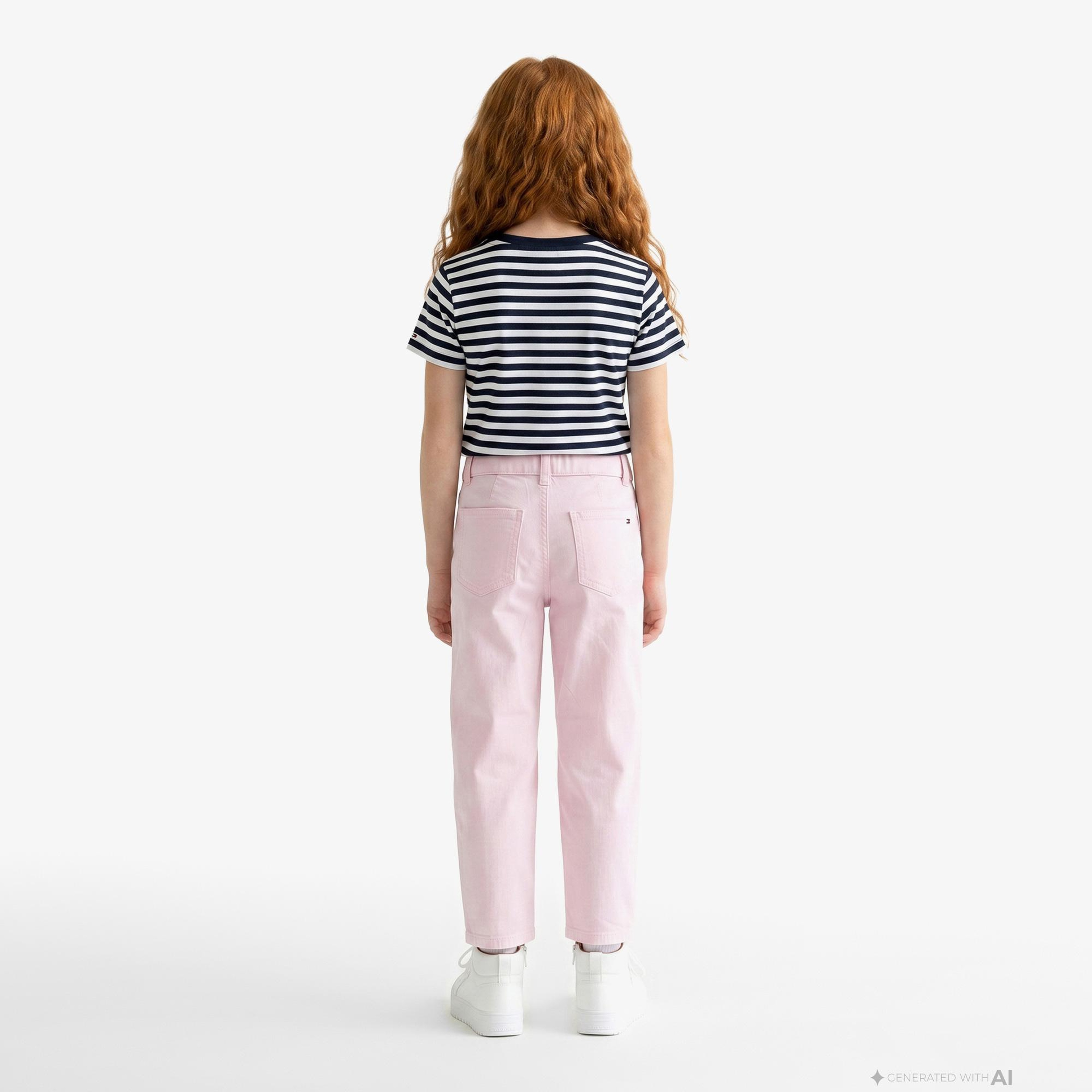 Tommy Hilfiger Essential + Çocuk Pembe Pantolon
