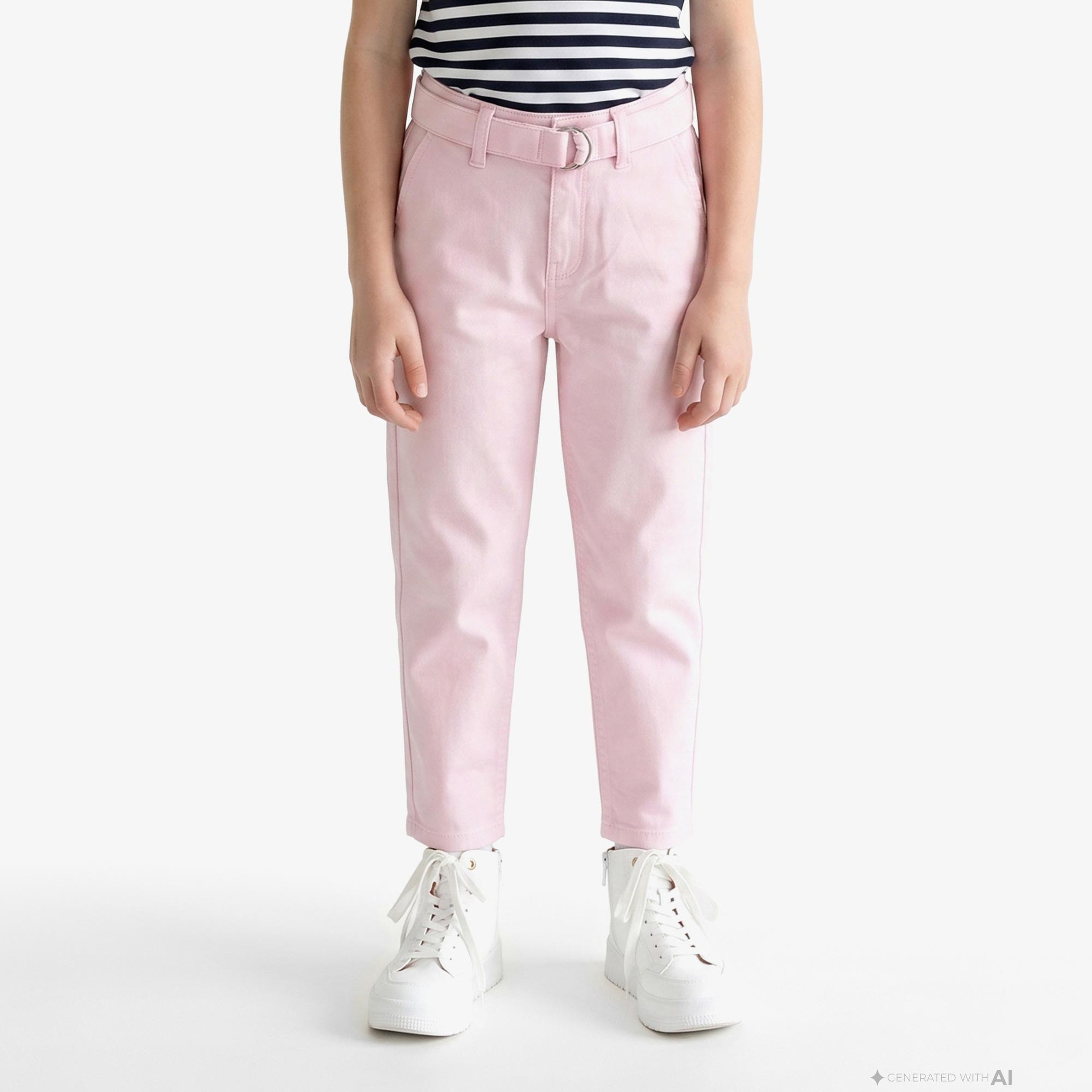 Tommy Hilfiger Essential + Çocuk Pembe Pantolon