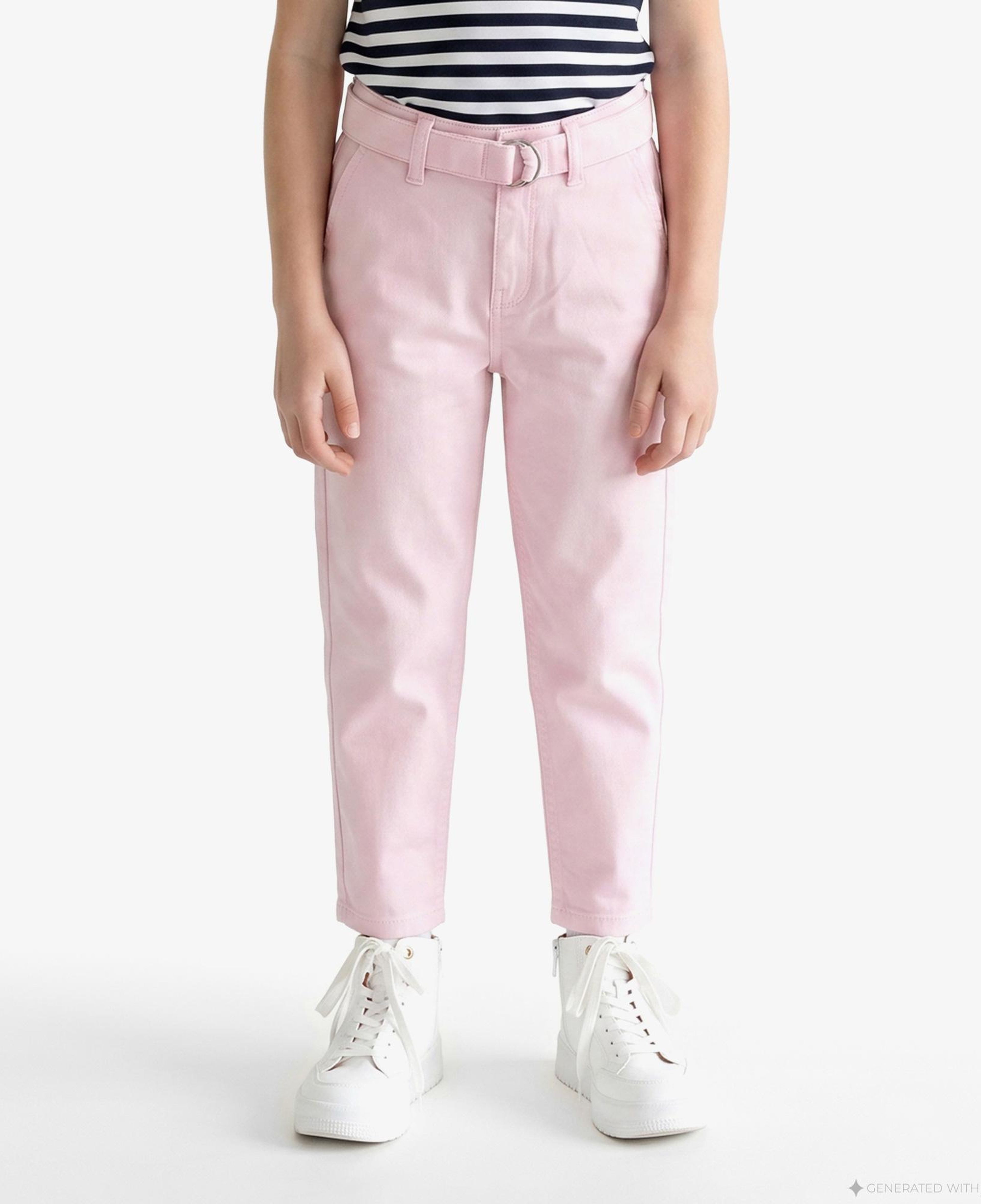 Tommy Hilfiger Essential + Çocuk Pembe Pantolon