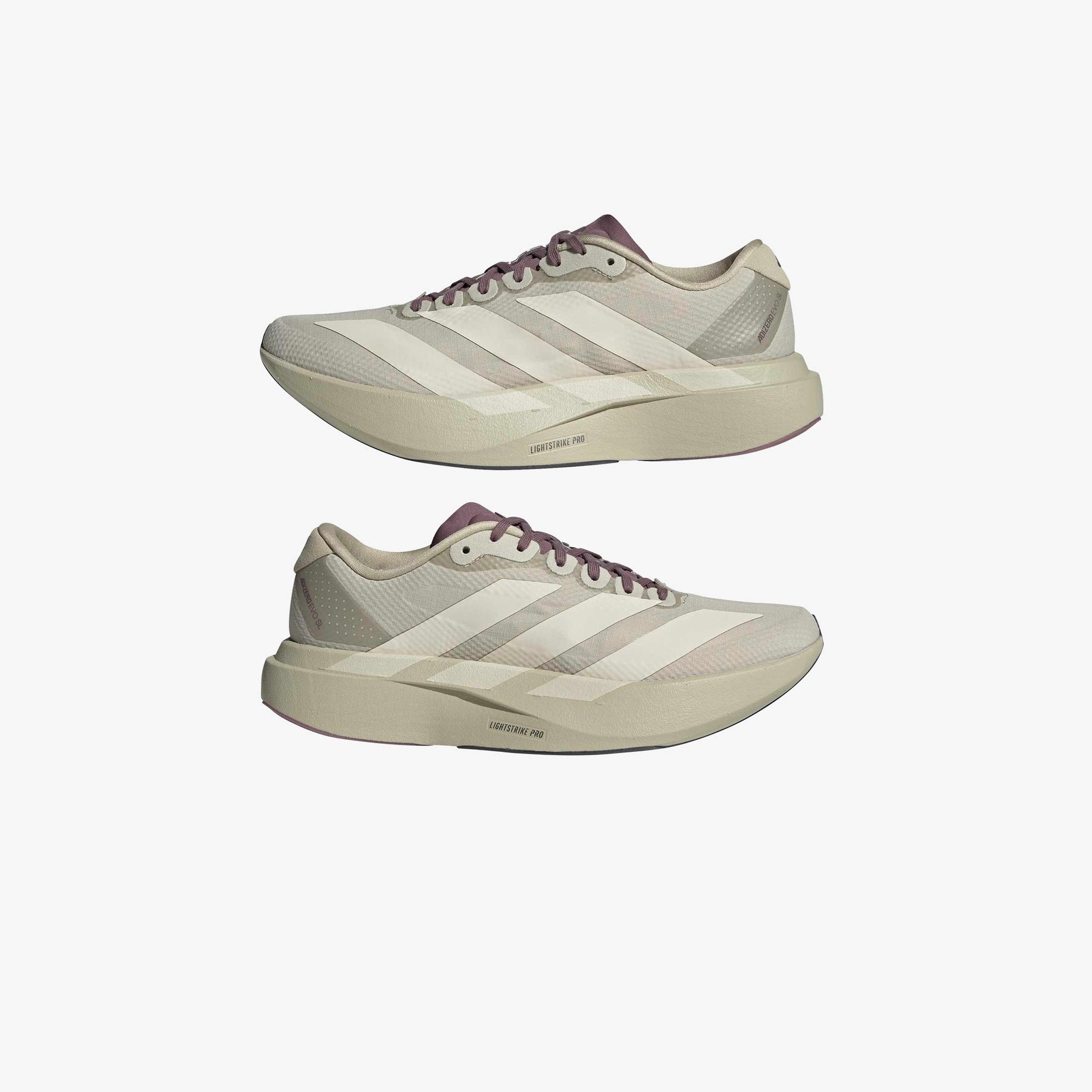 adidas Adizero Evo SL Kadın Bej Spor Ayakkabı
