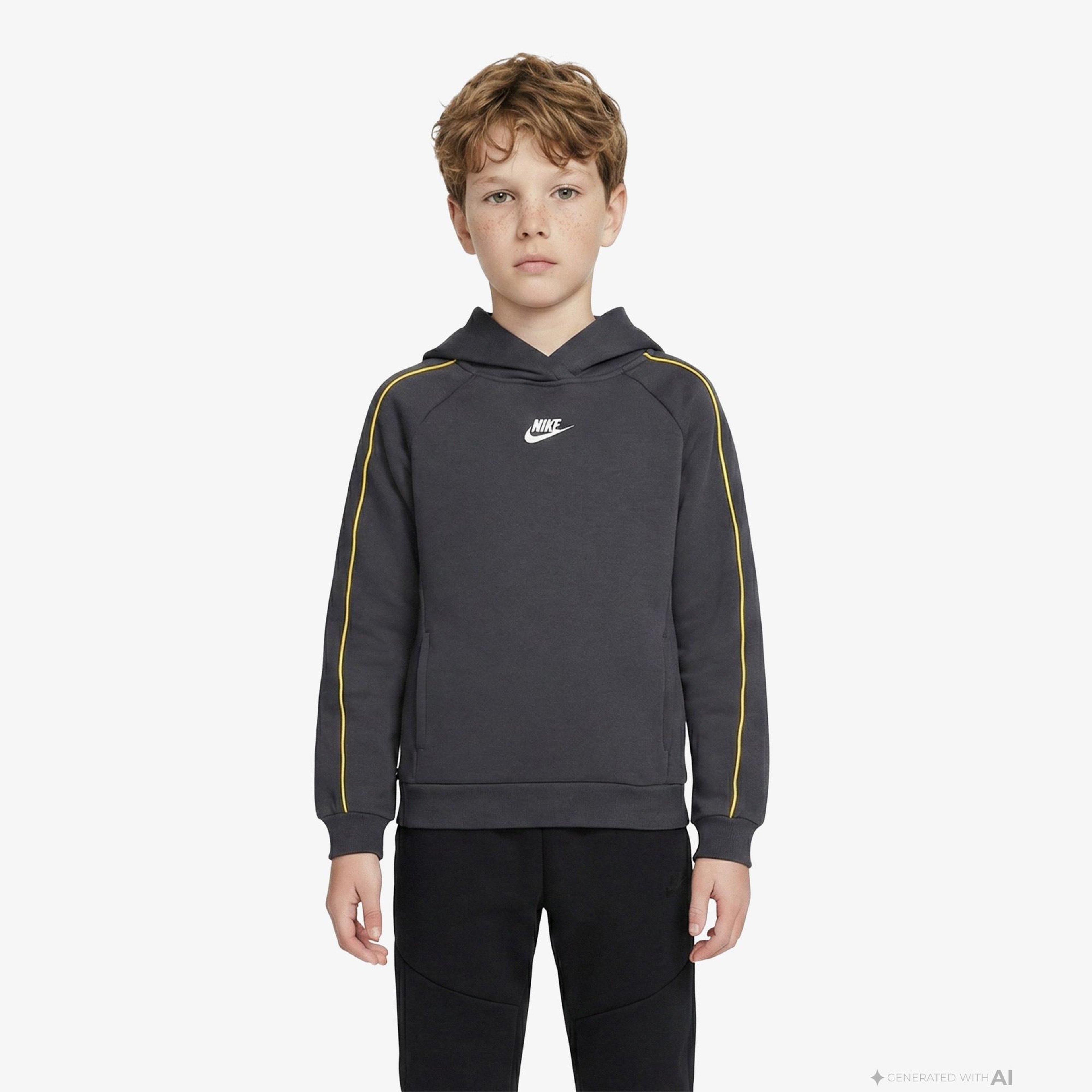 Nike Sportswear Club Fleece Çocuk Gri Eşofman Takımı