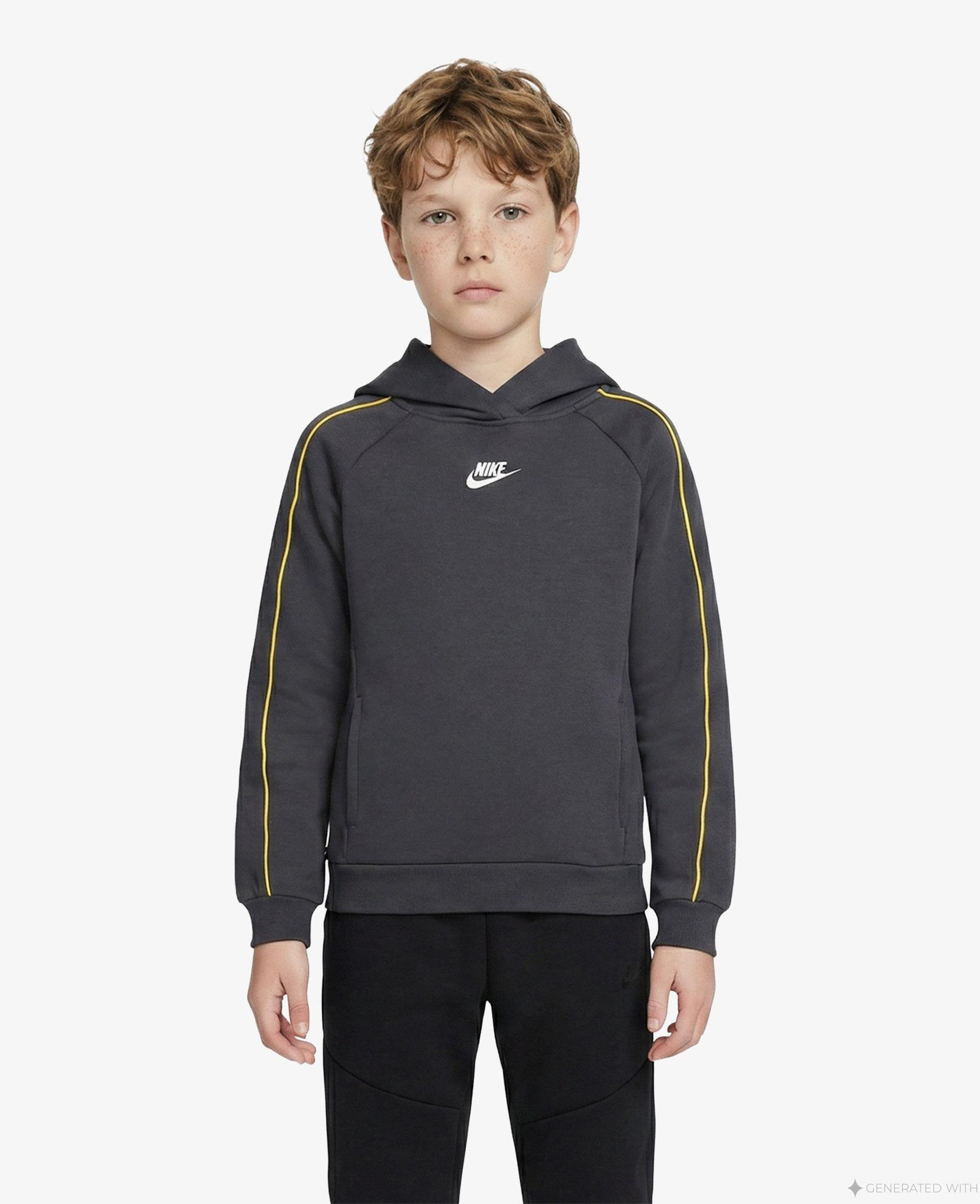 Nike Sportswear Club Fleece Çocuk Gri Eşofman Takımı