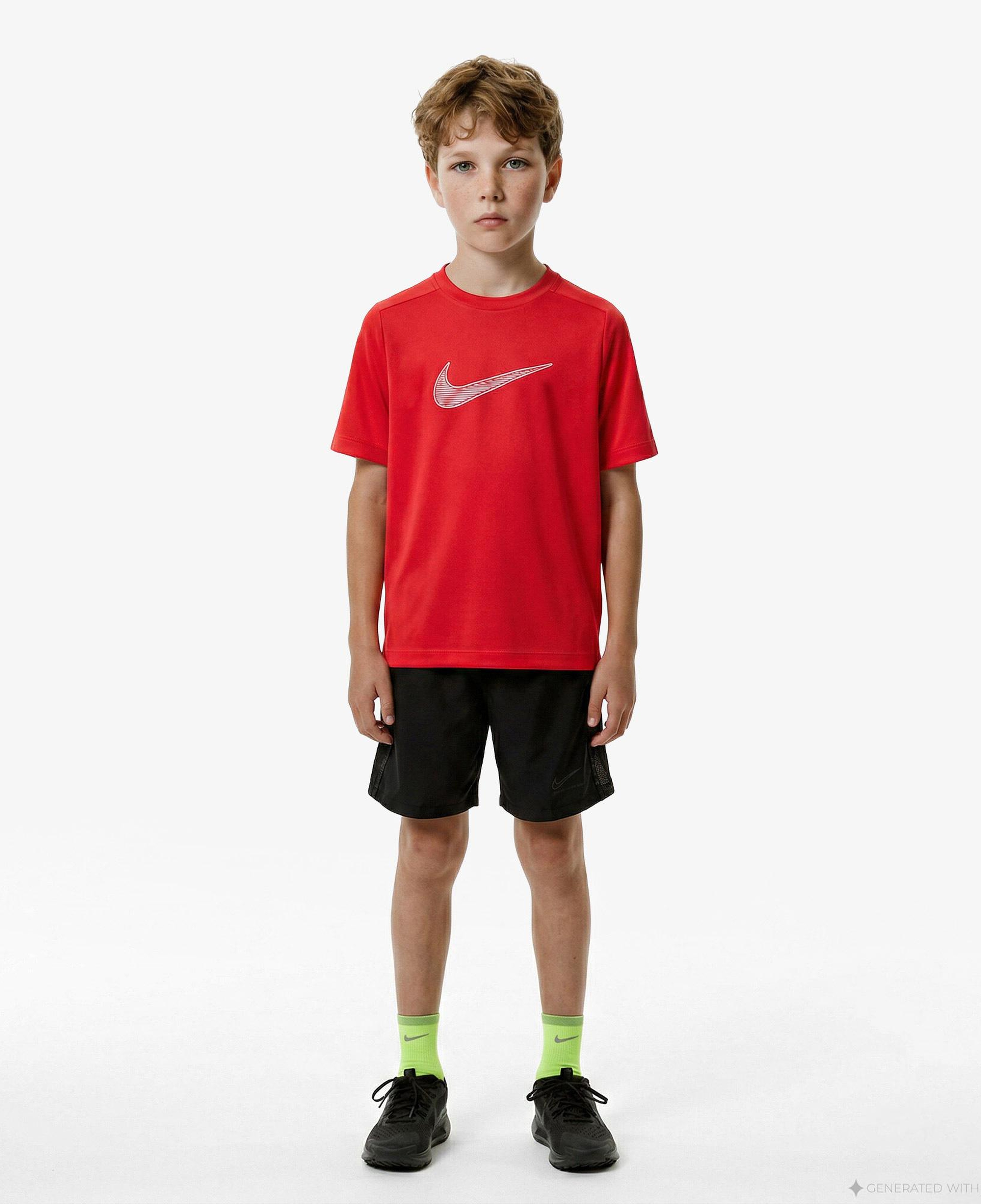 Nike Dri-Fit Multi Çocuk Kırmızı T-Shirt