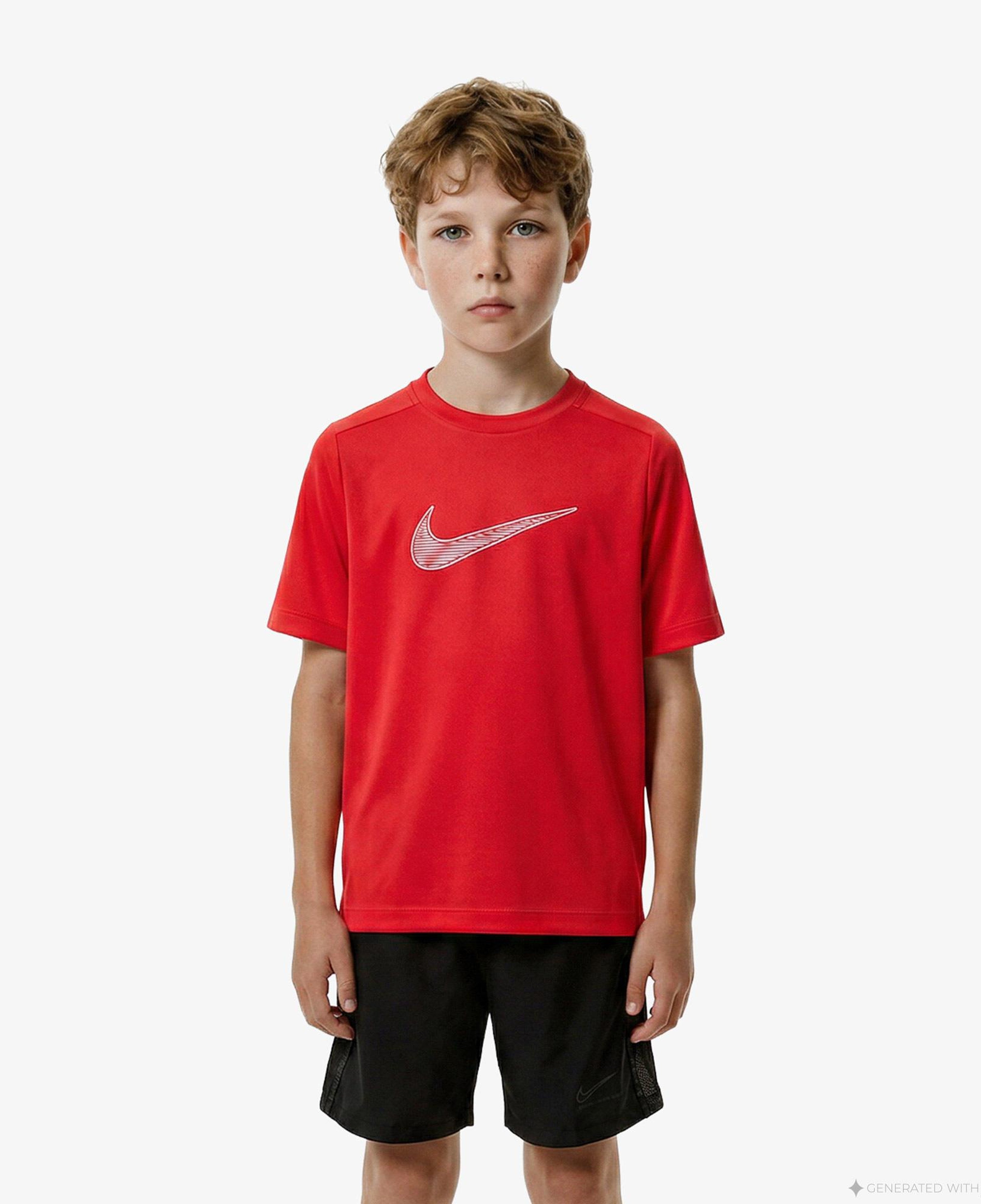 Nike Dri-Fit Multi Çocuk Kırmızı T-Shirt