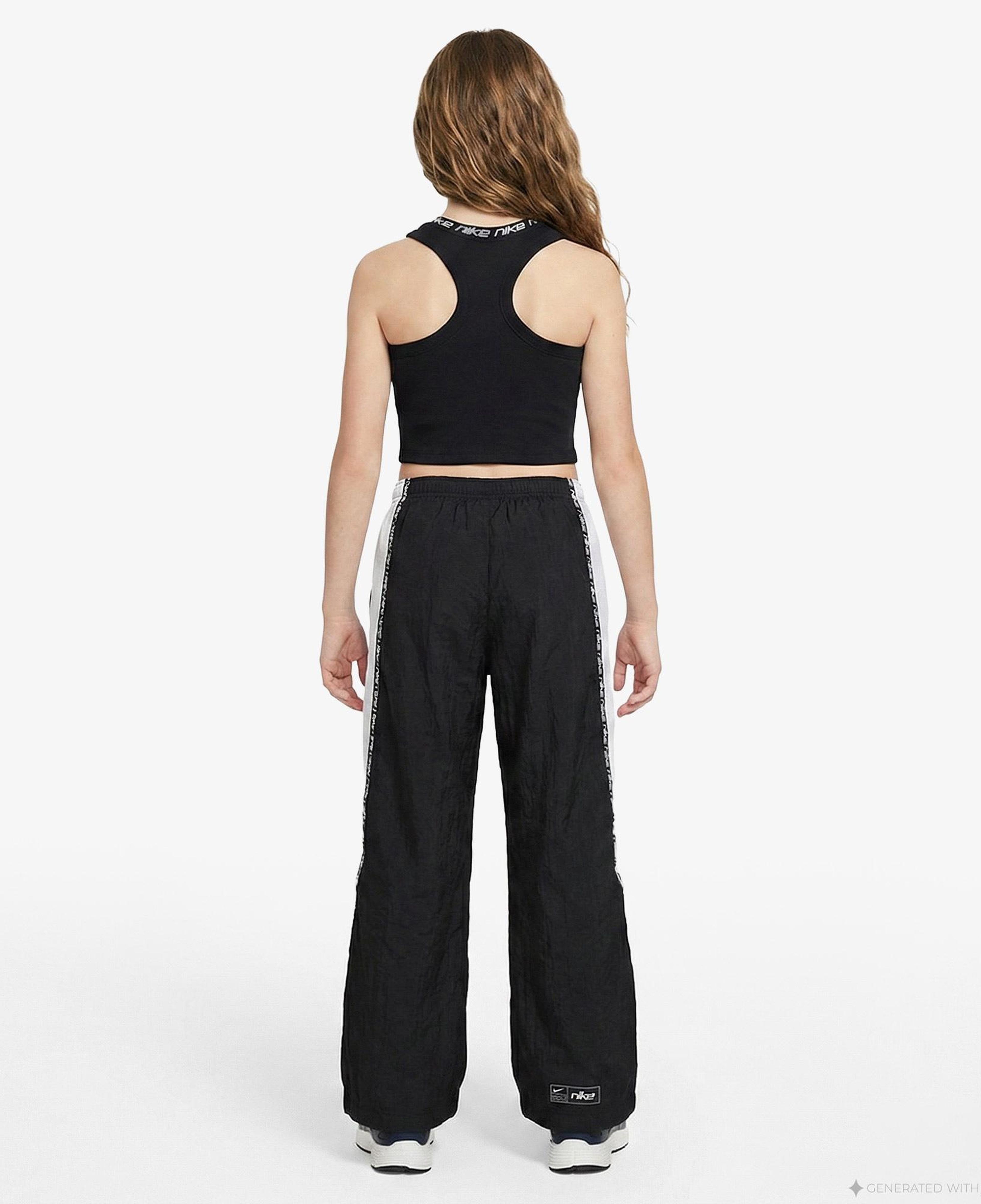 Nike Sportswear Dri-Fit Çocuk Siyah Kolsuz T-Shirt