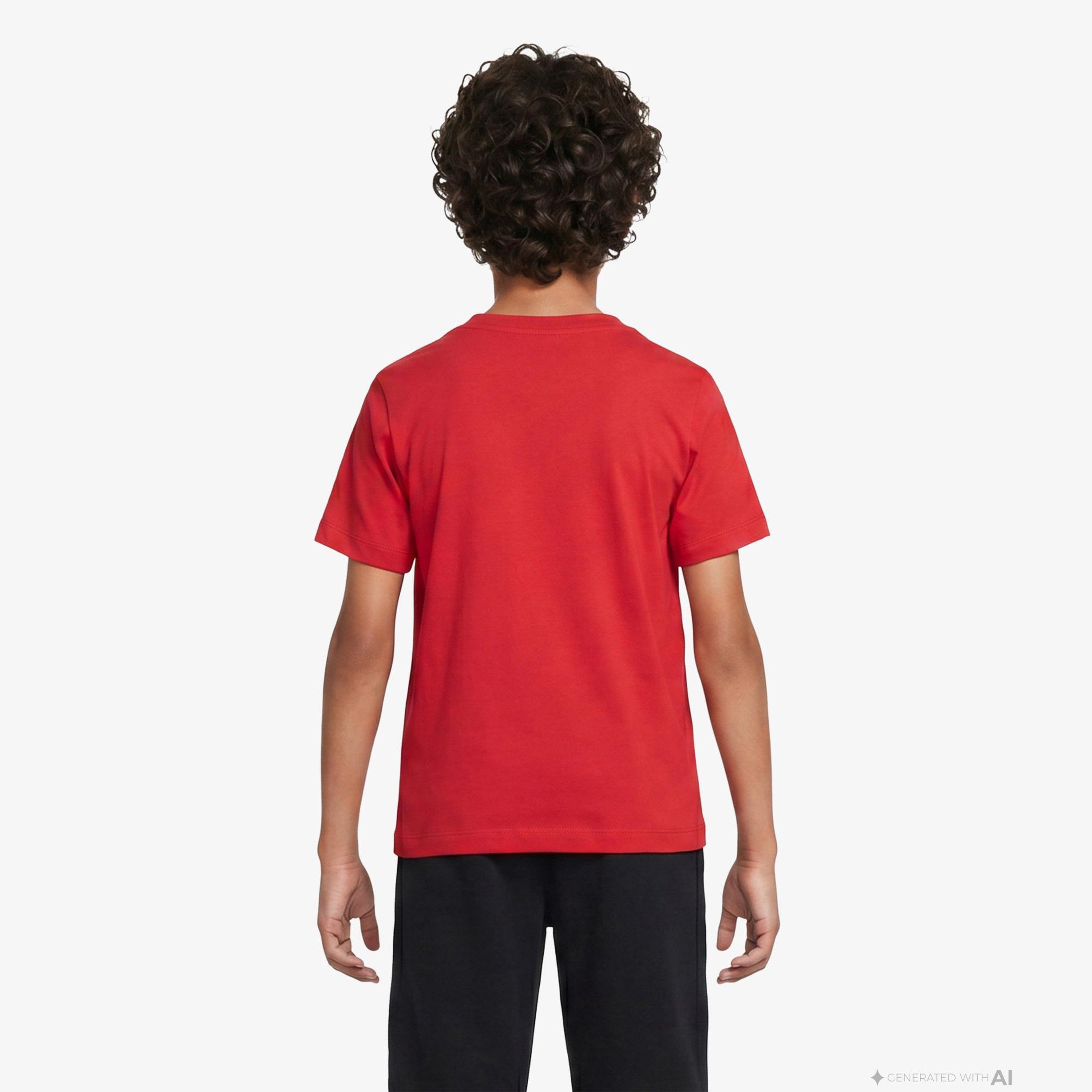 Nike Sportswear Futura Çocuk Kırmızı T-Shirt