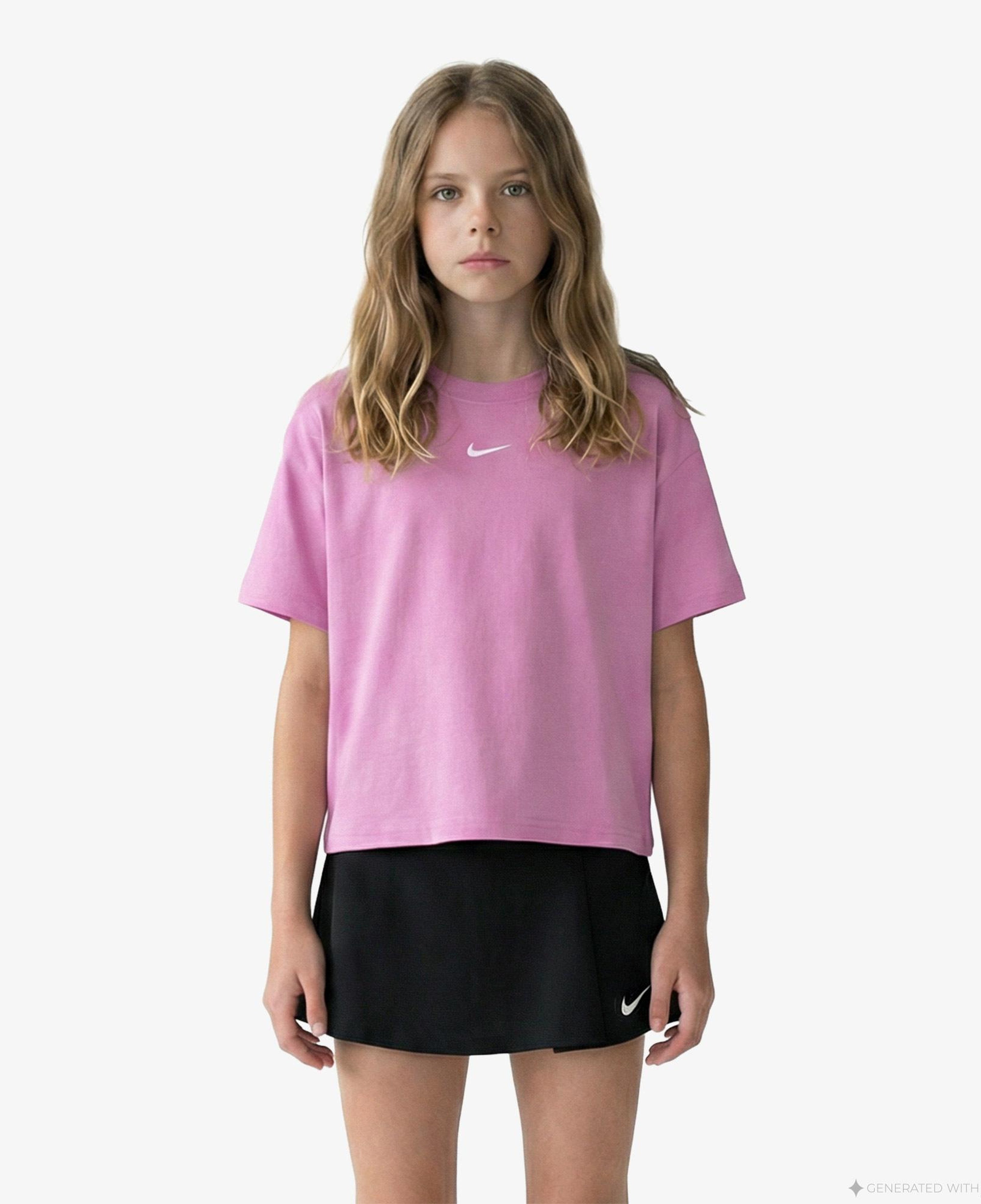 Nike Sportswear Essential Çocuk Pembe T-Shirt