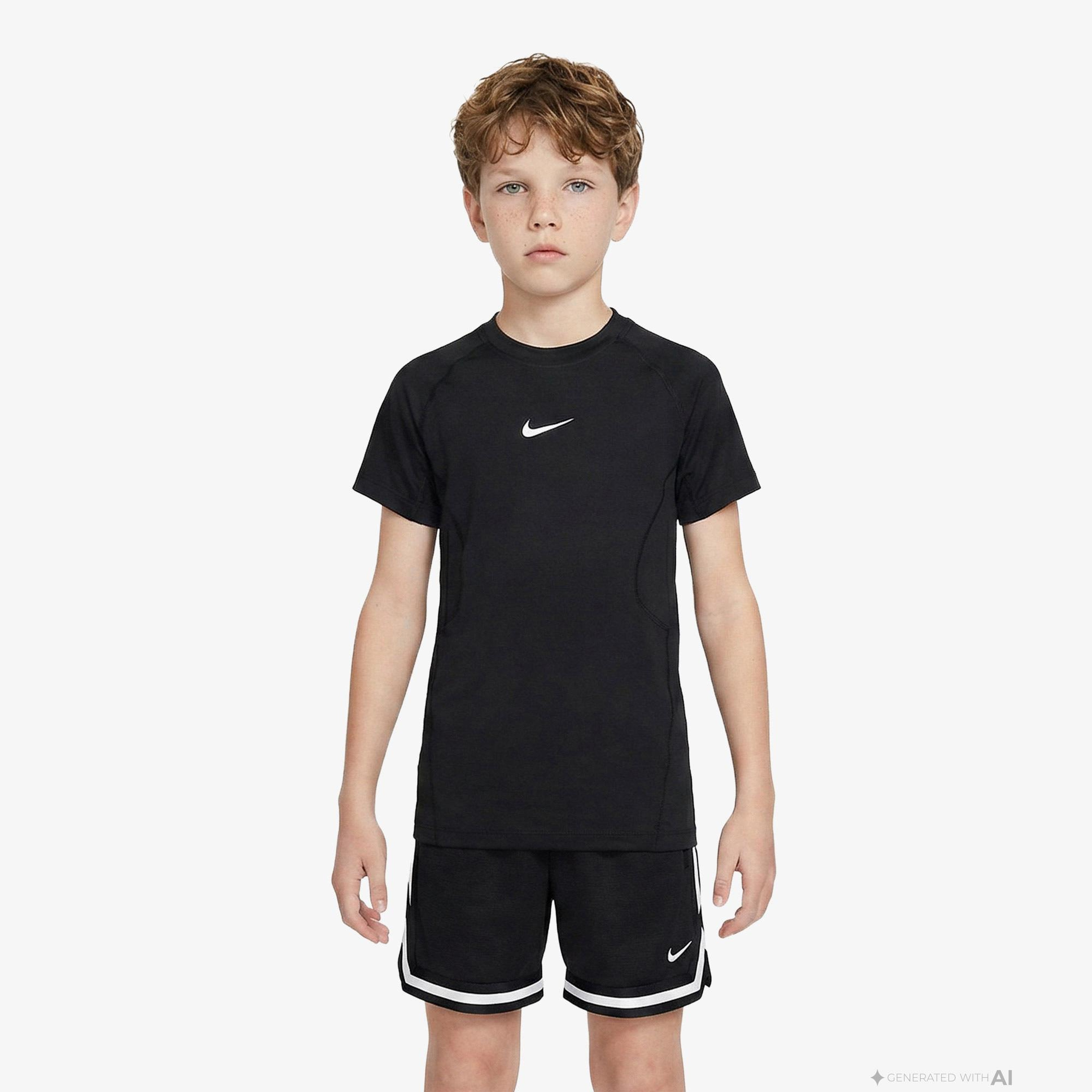 Nike Pro Dri-Fit Çocuk Siyah T-Shirt