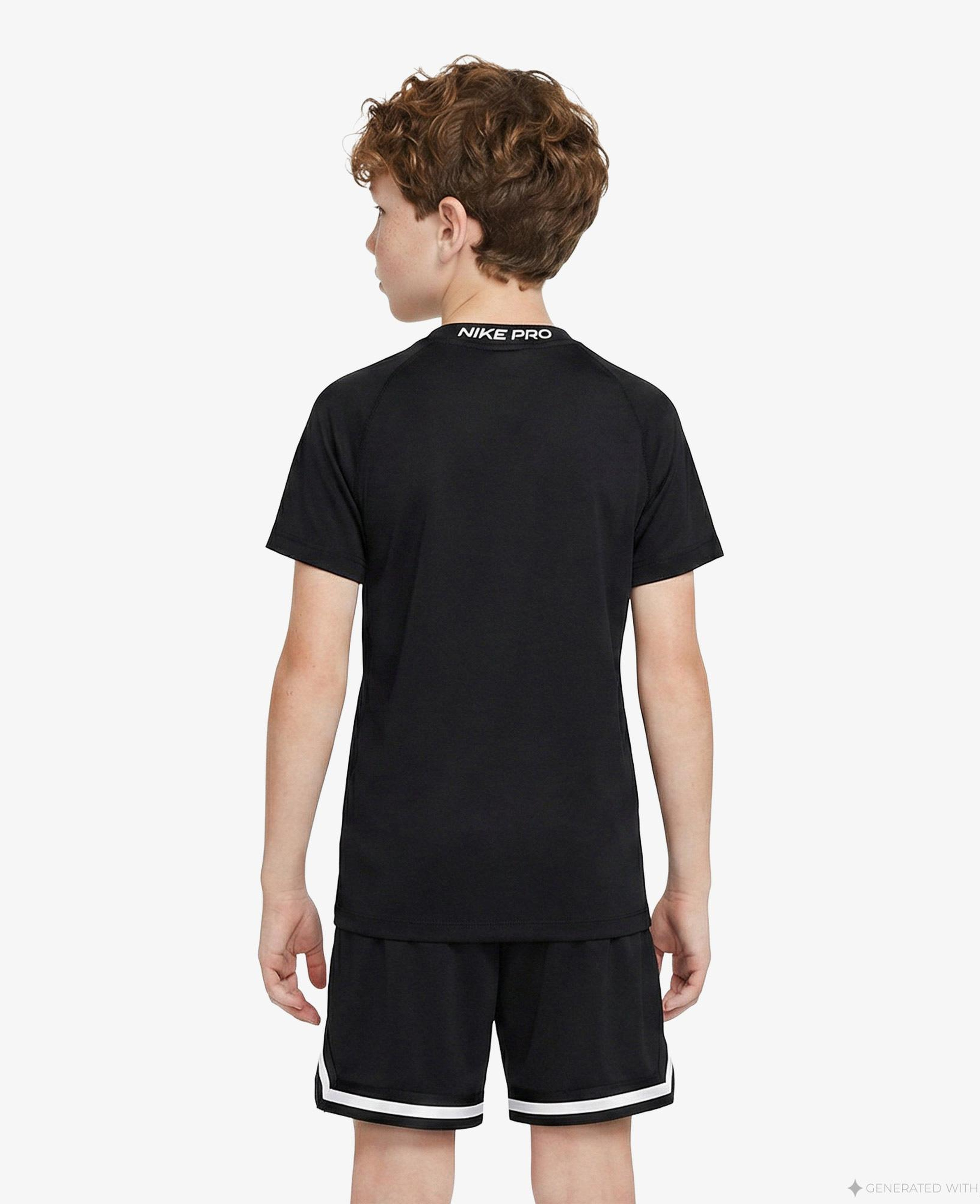 Nike Pro Dri-Fit Çocuk Siyah T-Shirt