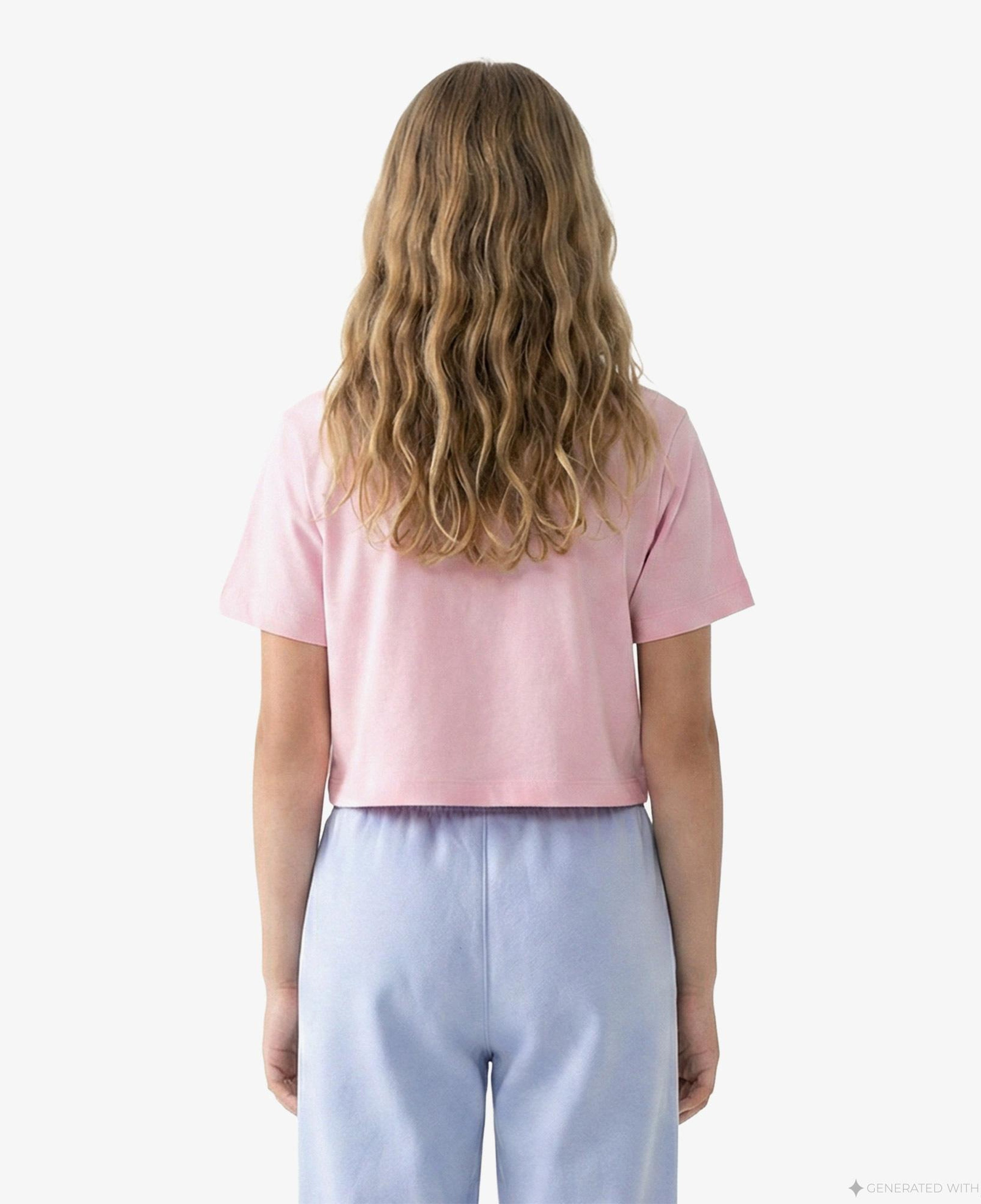 Nike Sportswear Futura Çocuk Pembe Crop T-Shirt