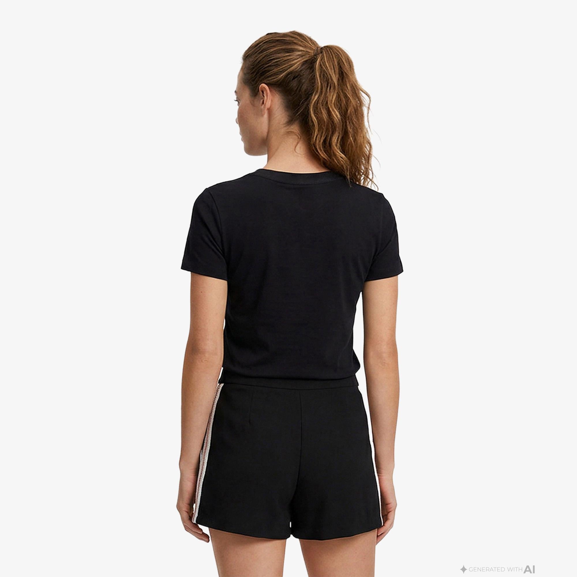 Guess Circe Aktif Regular Fit Kadın Siyah Şort
