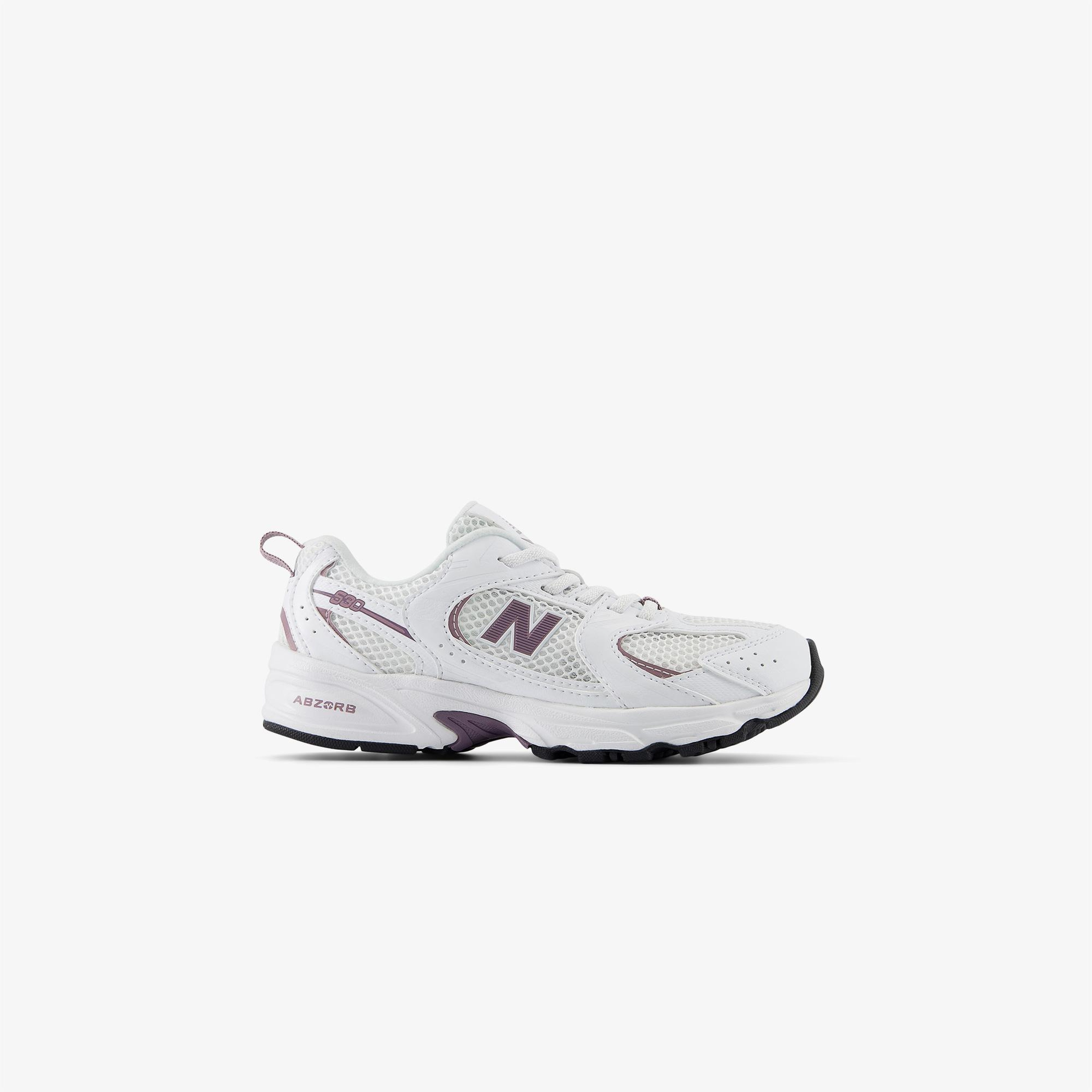 New Balance 530 Bungee Çocuk Bordo Beyaz Spor Ayakkabı