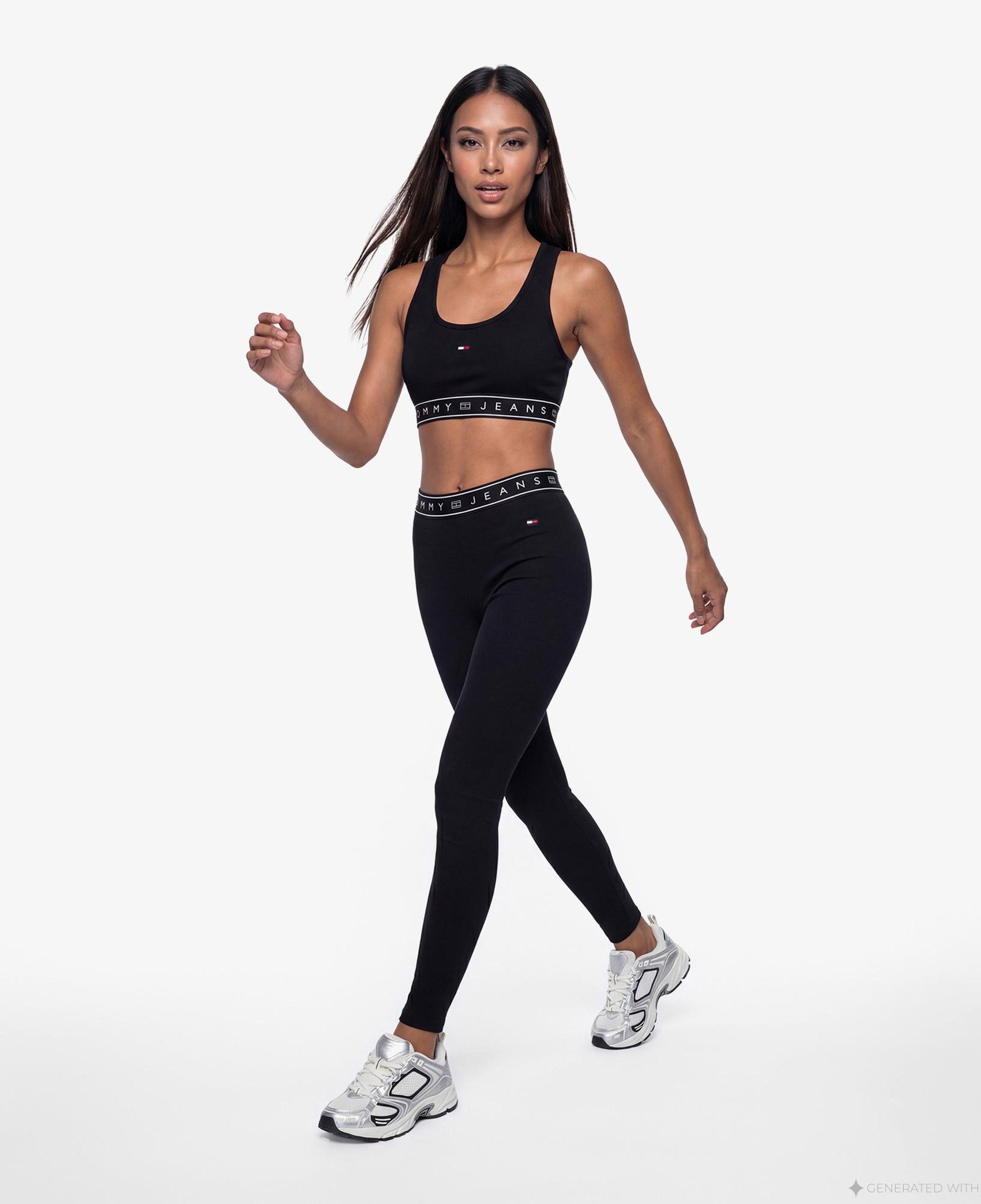 Tommy Hilfiger D3 Kadın Siyah Spor Sütyeni
