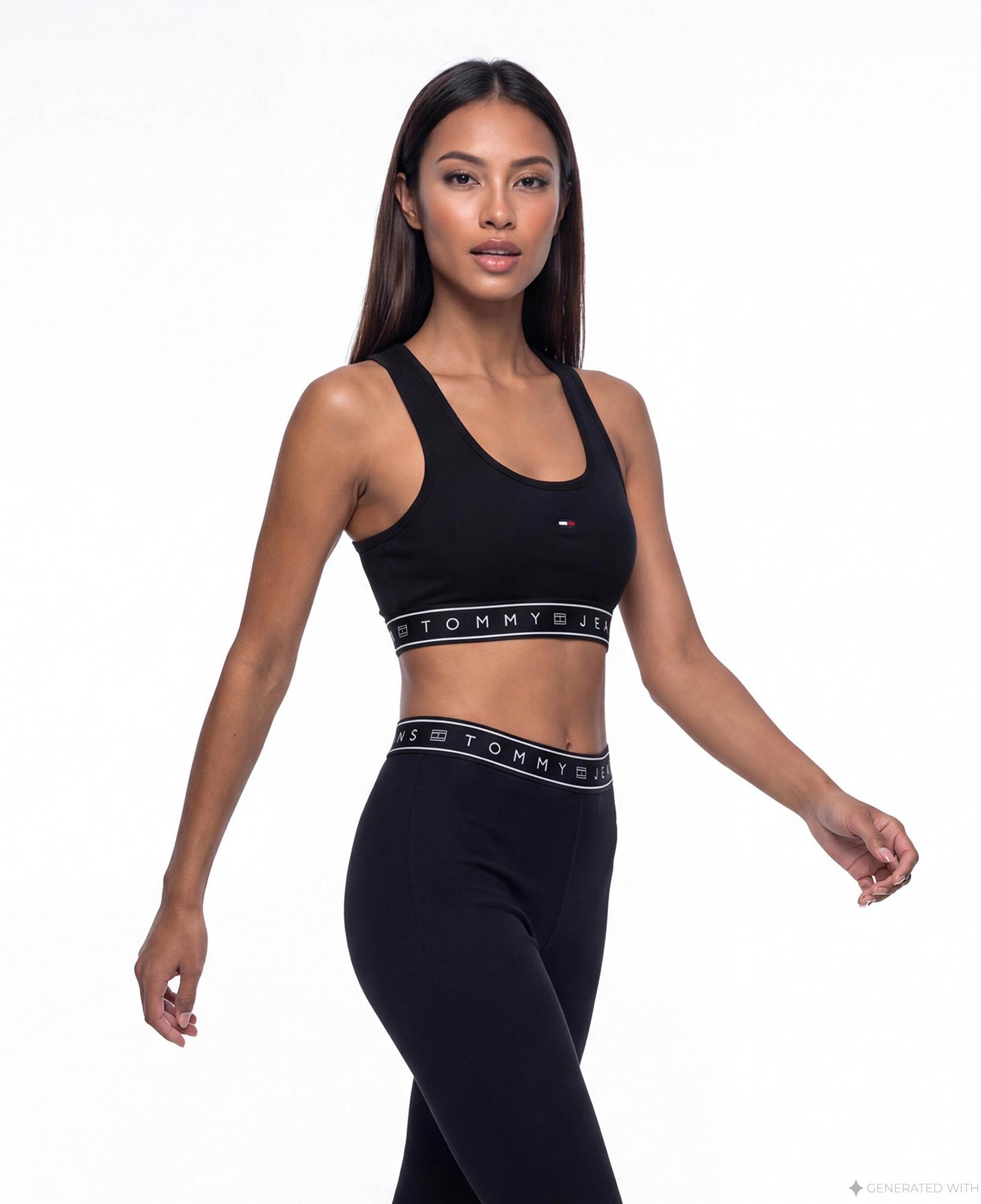 Tommy Hilfiger D3 Kadın Siyah Spor Sütyeni