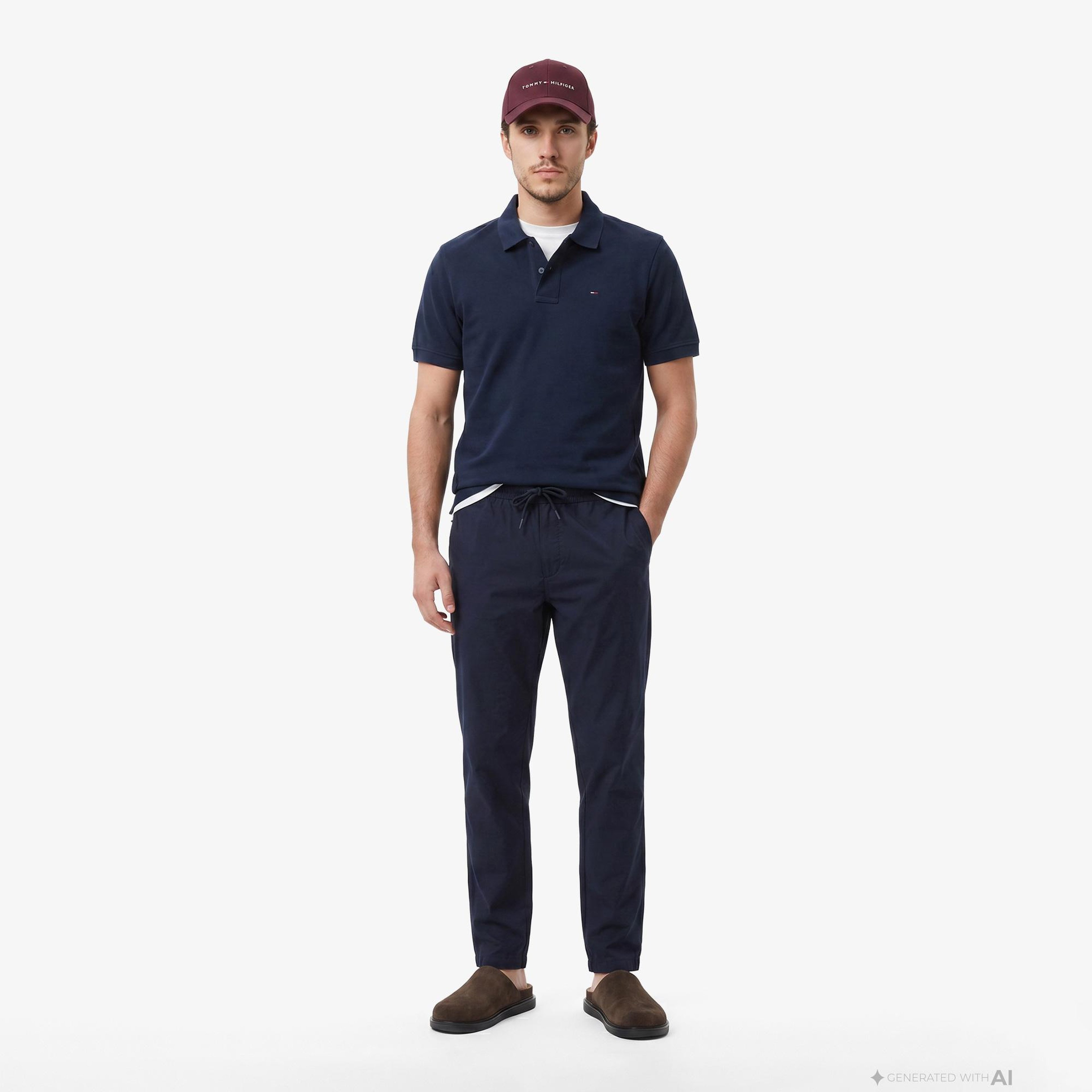 Tommy Hilfiger Seasonal Quality Erkek Lacivert Pantolon