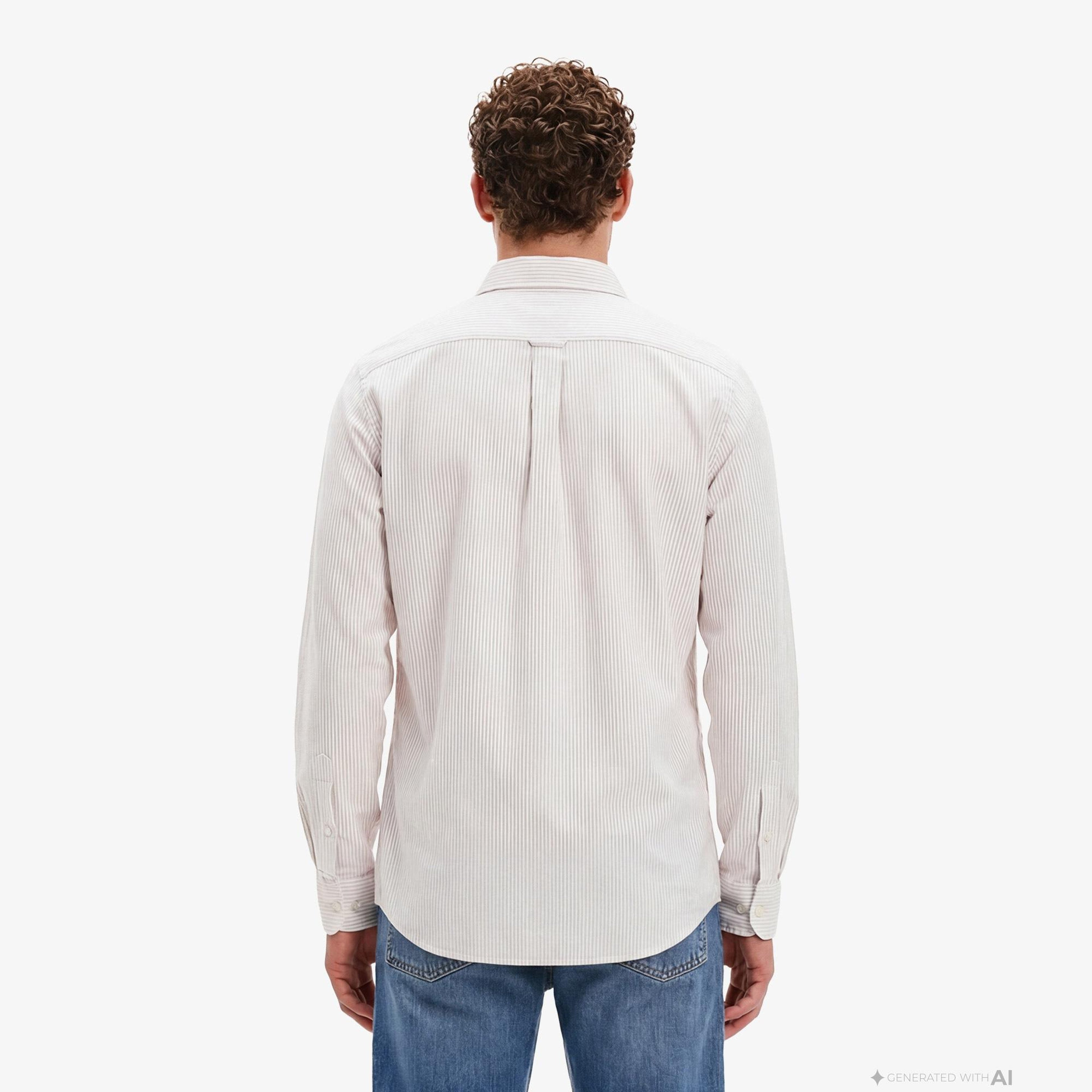 Tommy Hilfiger Core Essentials Erkek Kahverengi Gömlek