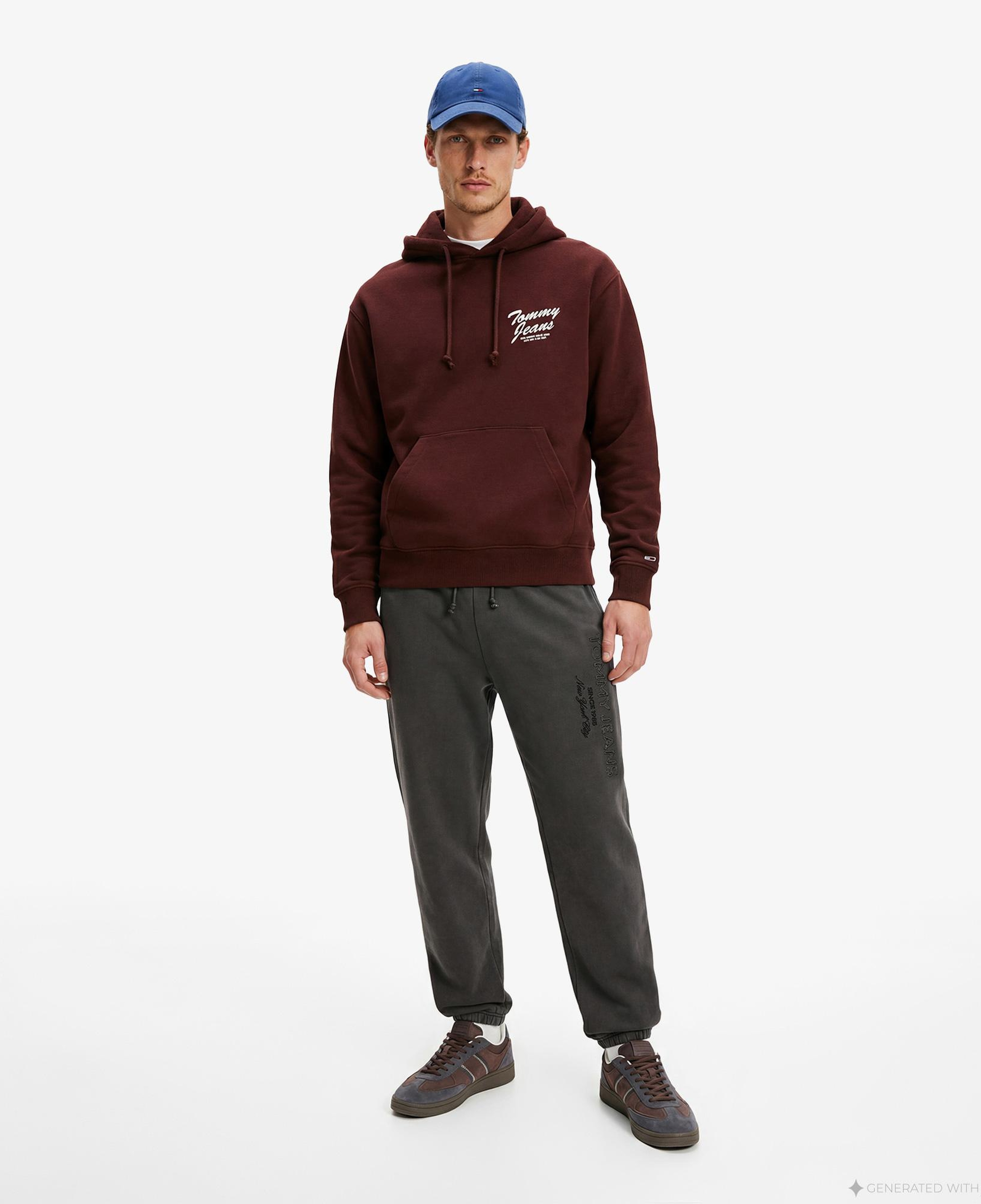 Tommy Hilfiger New Classics Erkek Siyah Eşofman Altı
