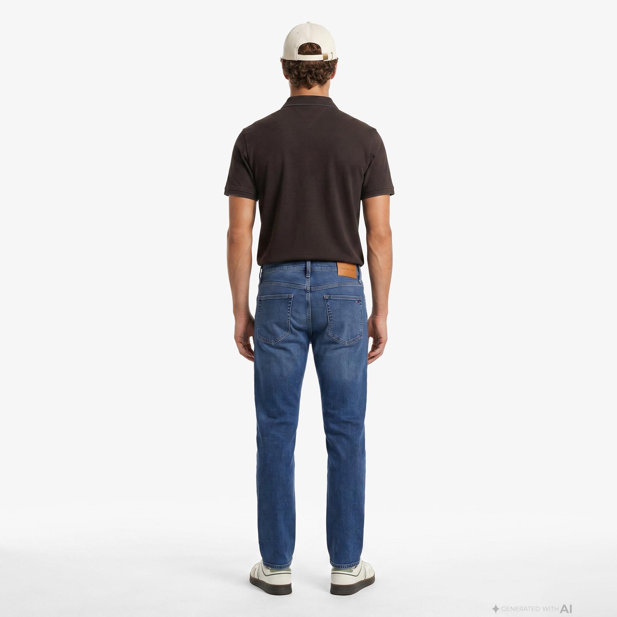 Tommy Hilfiger Denim Erkek Mavi Jean