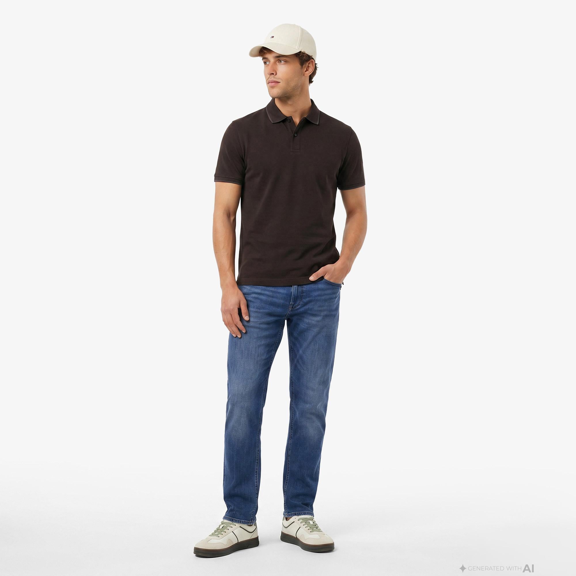 Tommy Hilfiger Denim Erkek Mavi Jean