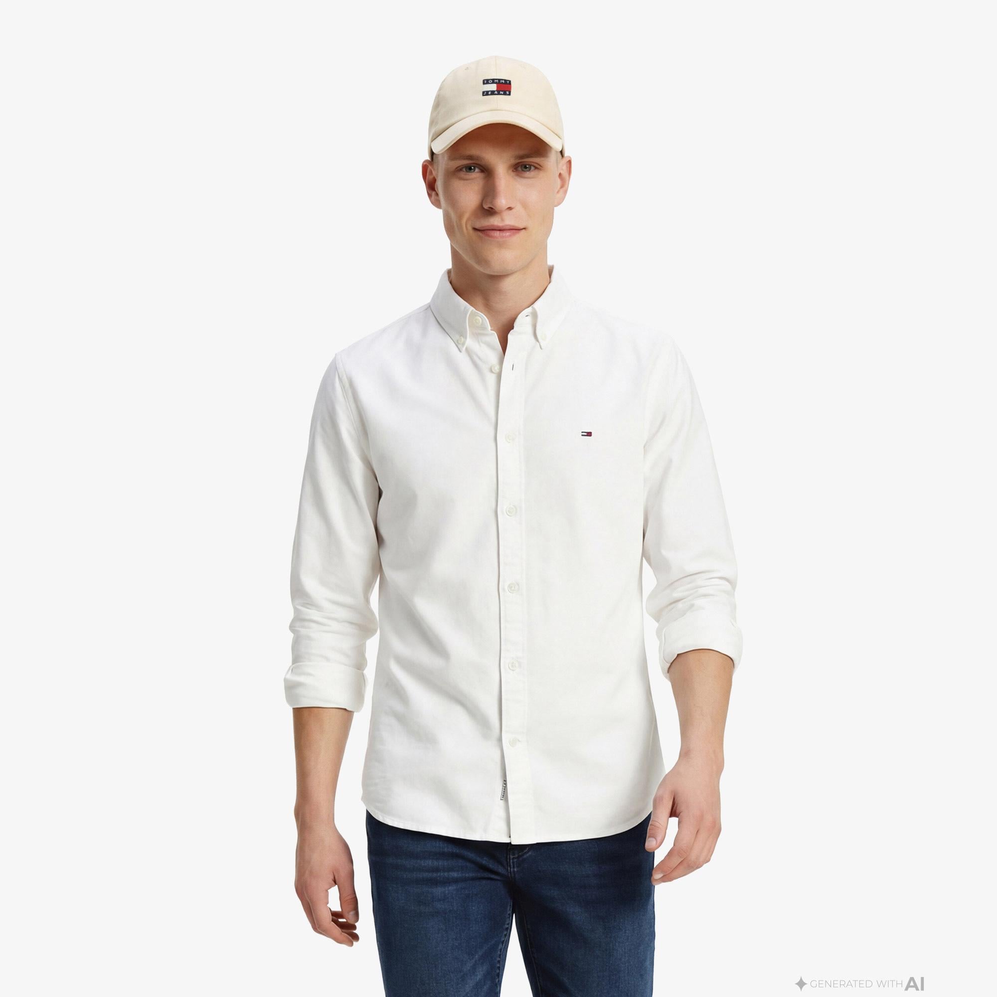 Tommy Hilfiger Visual Wash Erkek Lacivert Jean