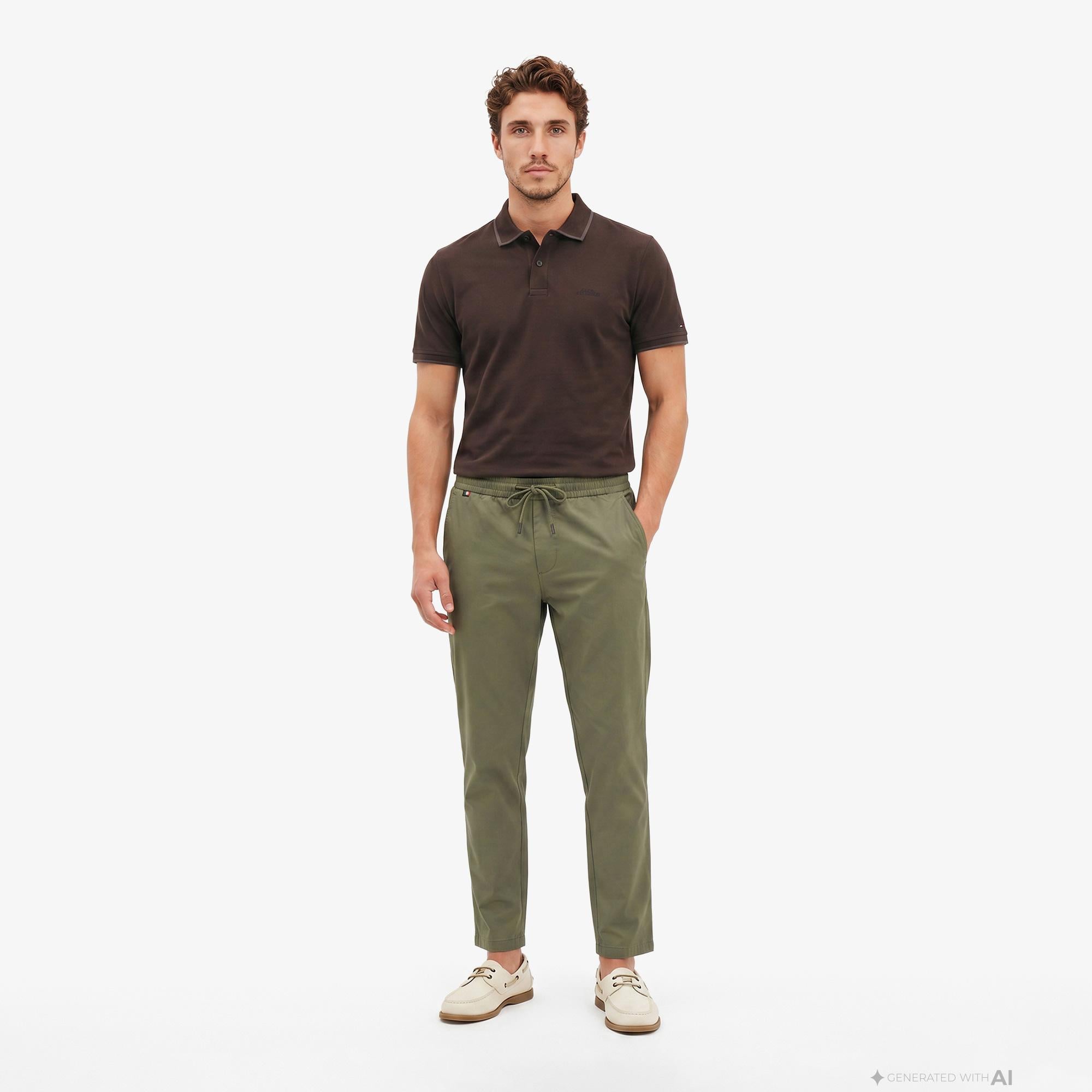 Tommy Hilfiger Seasonal Quality Erkek Yeşil Pantolon
