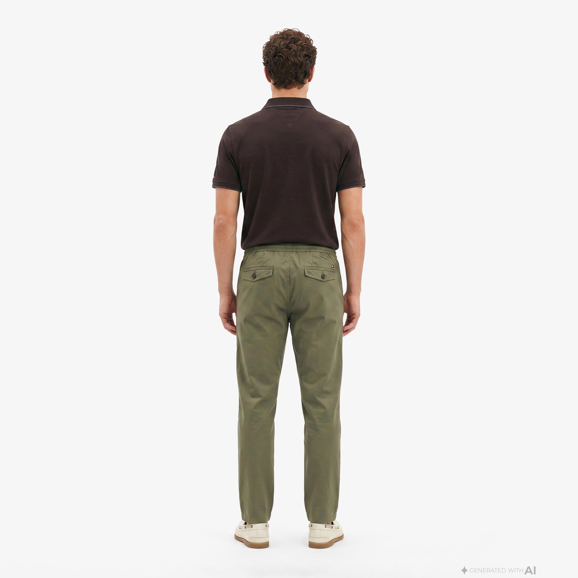 Tommy Hilfiger Seasonal Quality Erkek Yeşil Pantolon
