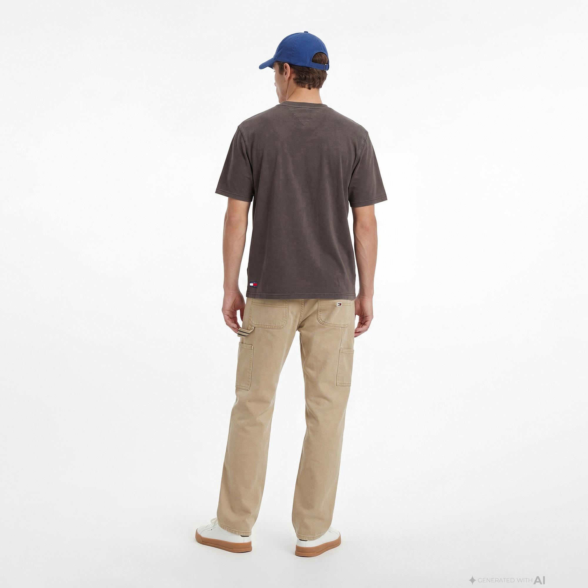Tommy Hilfiger New Classics Erkek Kahverengi T-Shirt