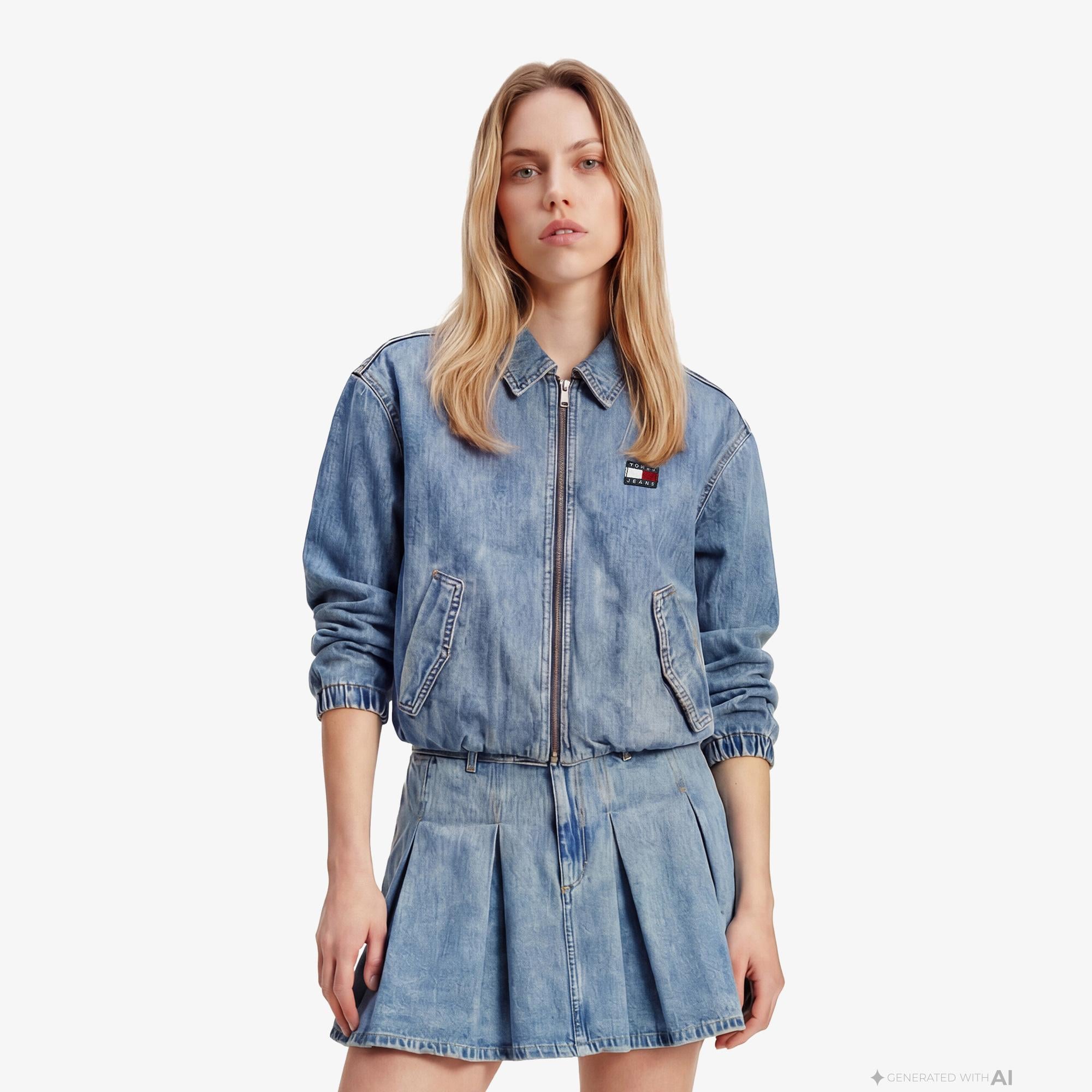 Tommy Hilfiger Outdoor Tinted Kadın Mavi Ceket