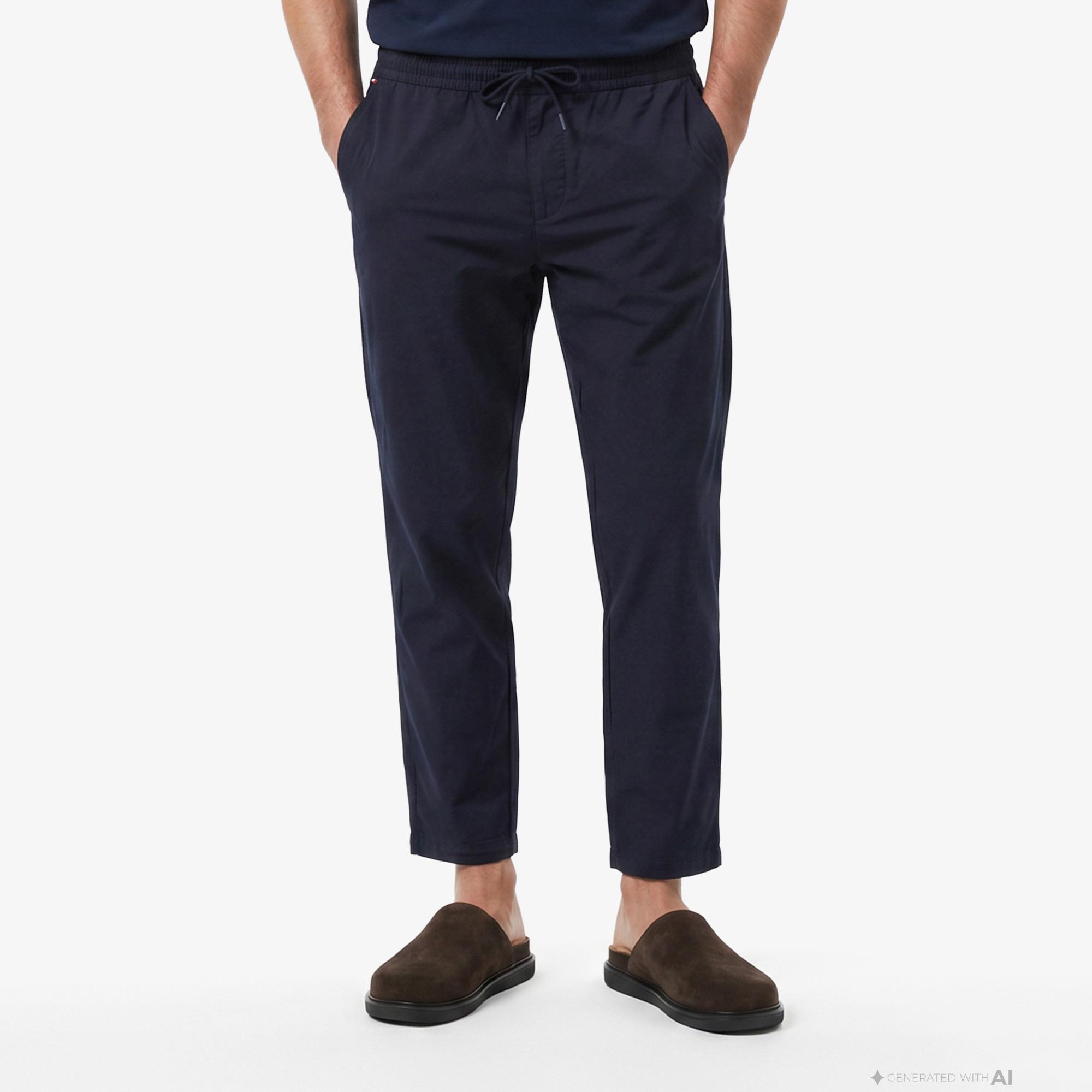 Tommy Hilfiger Seasonal Quality Erkek Lacivert Pantolon