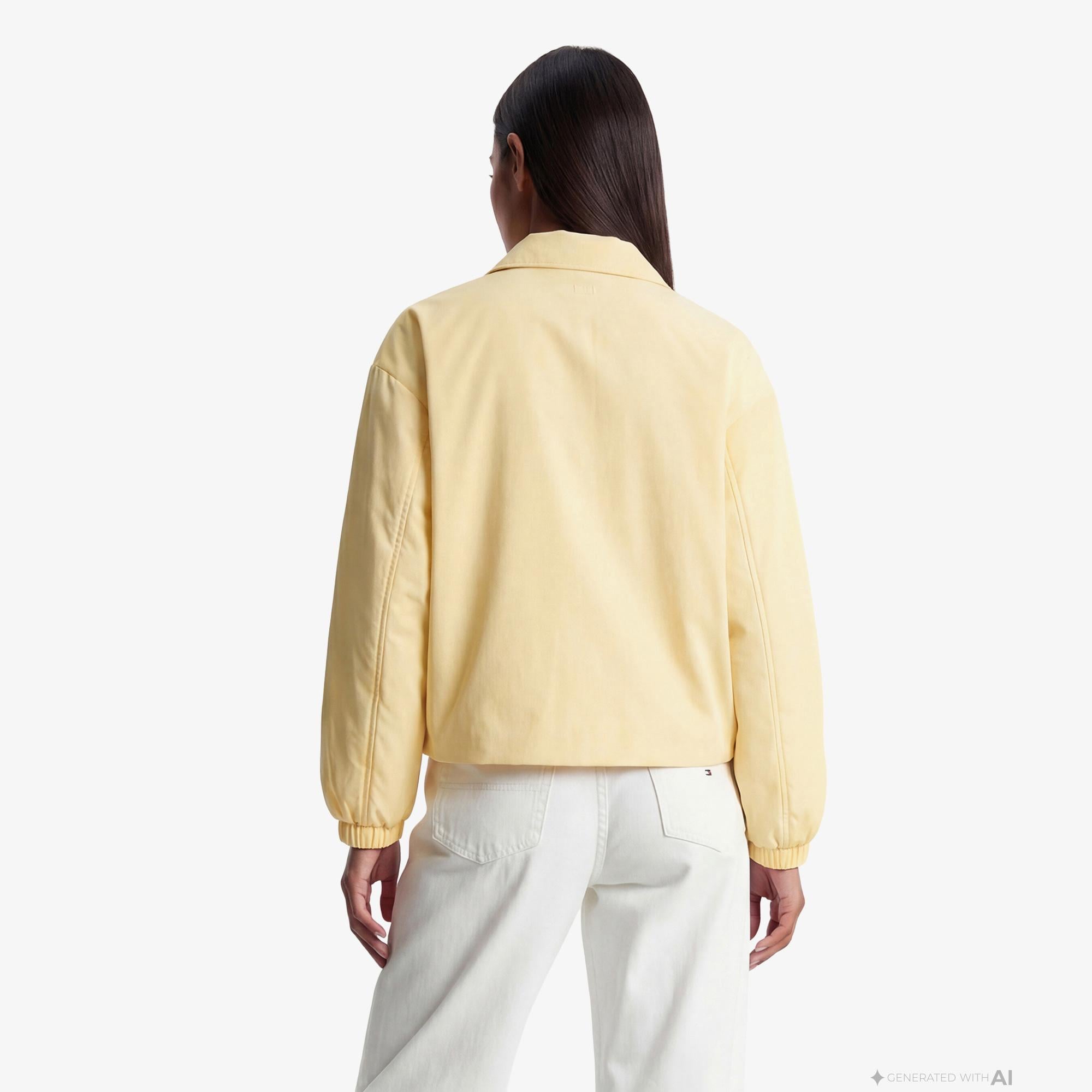 Tommy Hilfiger Padded Kadın Sarı Ceket