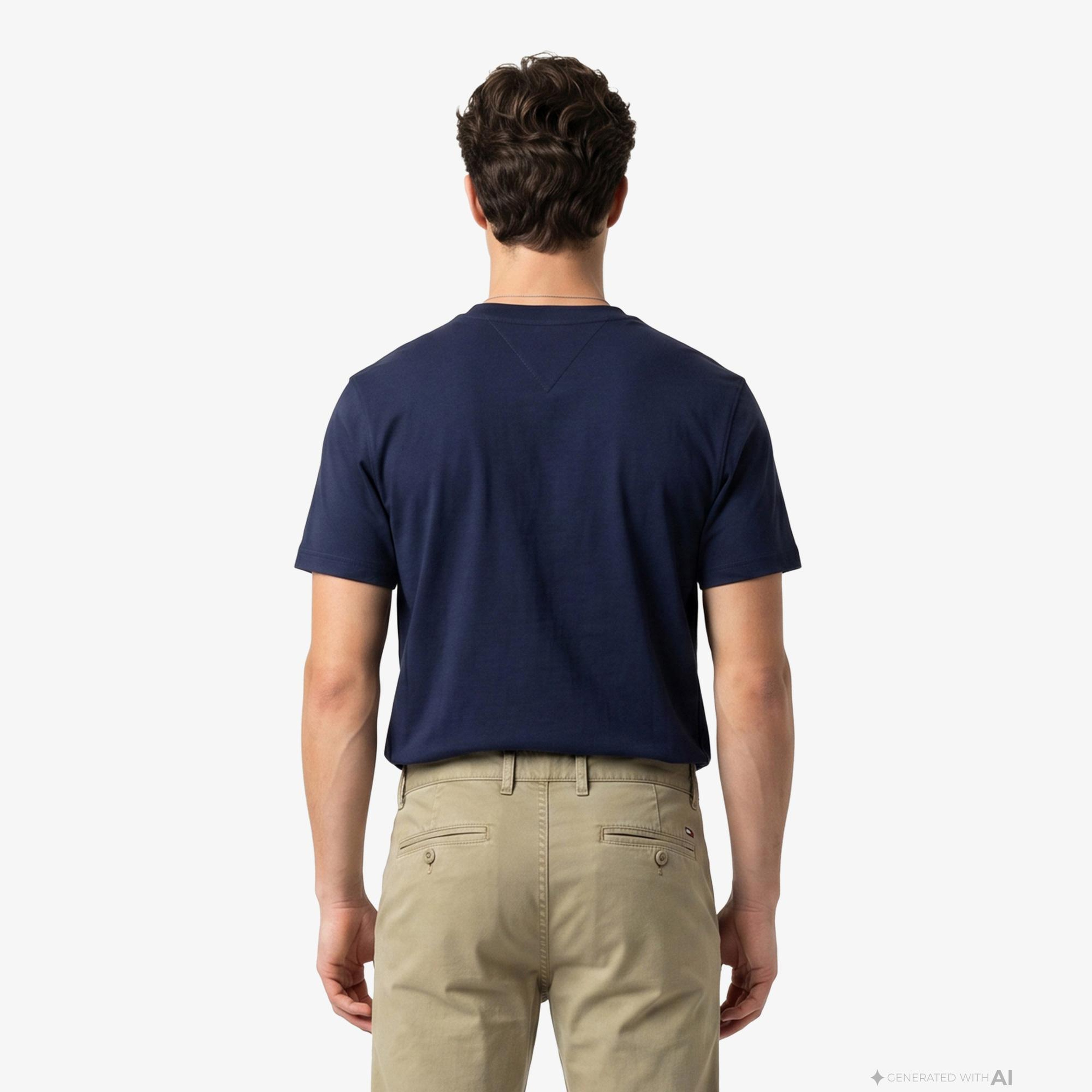 Tommy Hilfiger Swimshop Erkek Lacivert T-Shirt