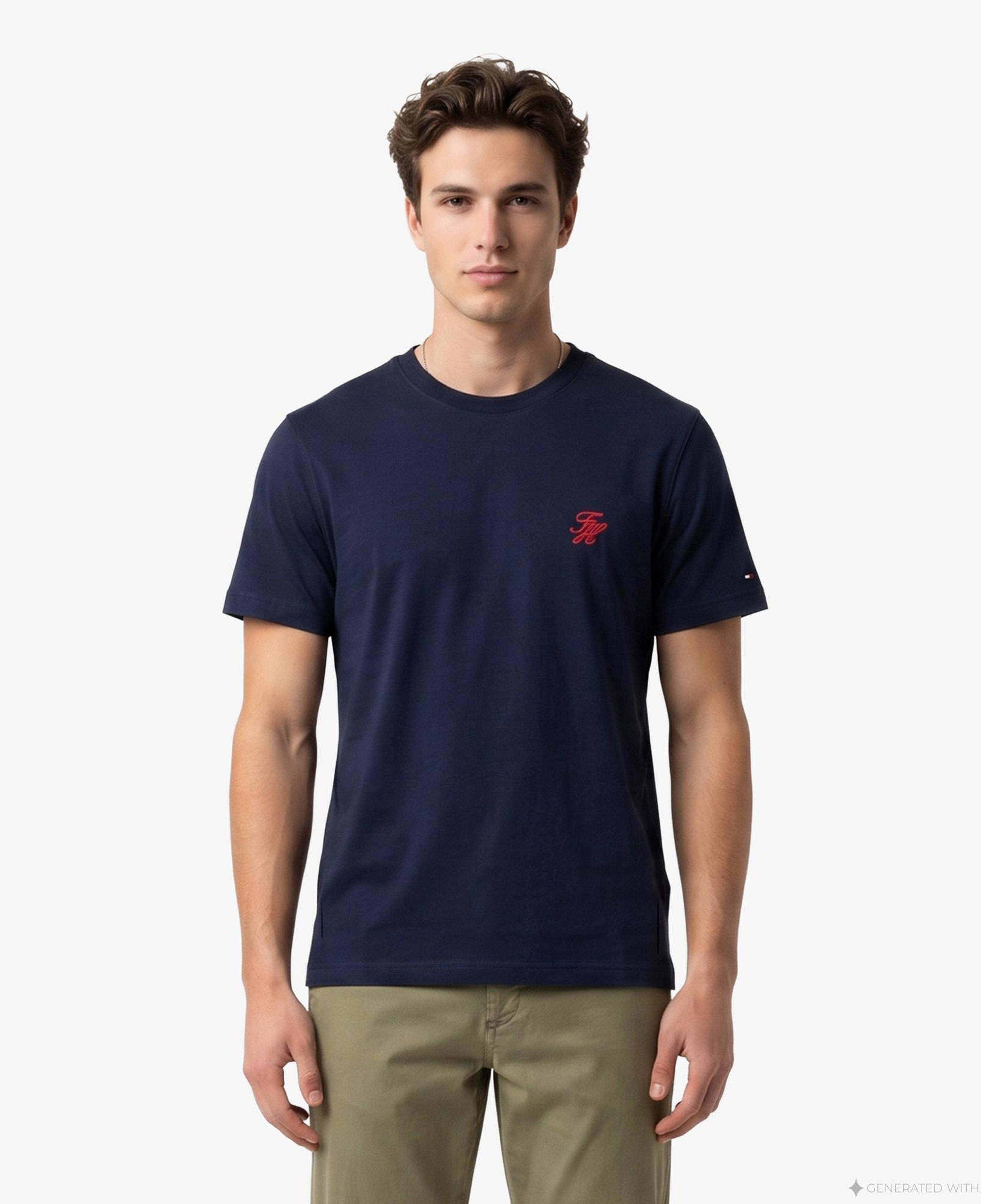 Tommy Hilfiger Swimshop Erkek Lacivert T-Shirt