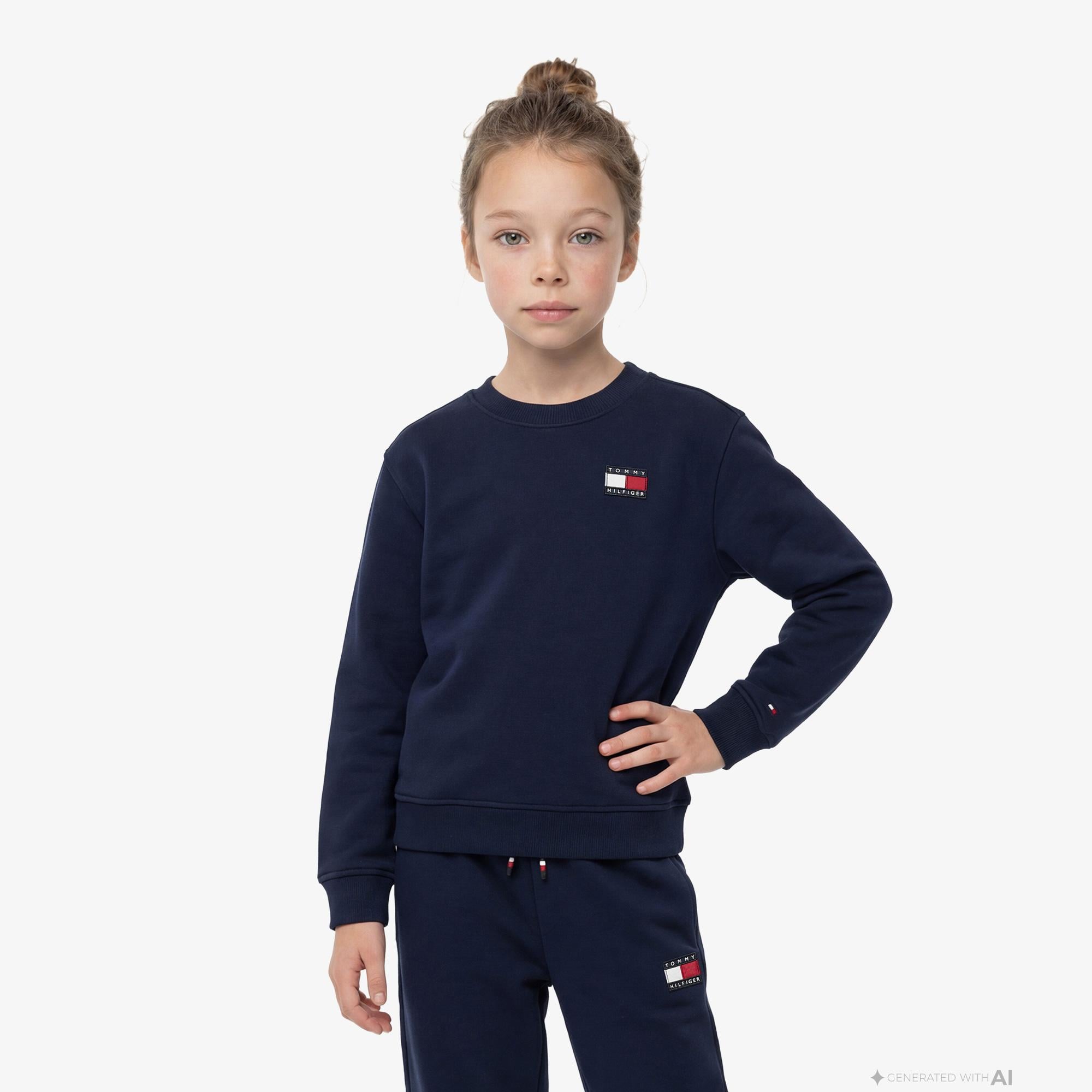 Tommy Hilfiger Heritage Çocuk Lacivert Eşofman Takımı