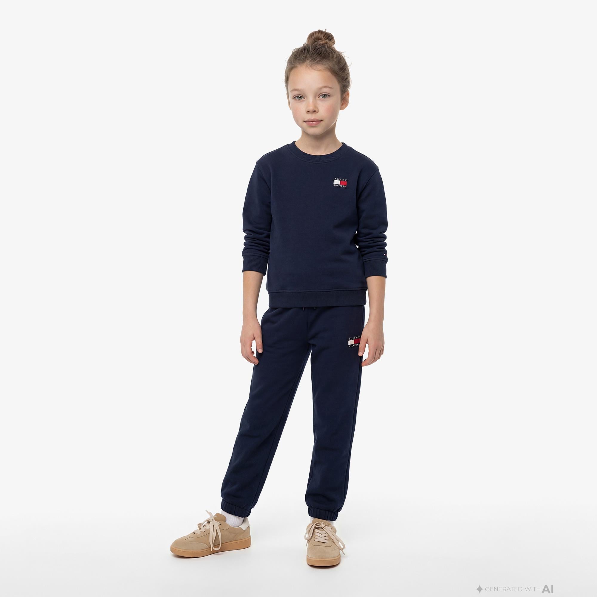 Tommy Hilfiger Heritage Çocuk Lacivert Eşofman Takımı